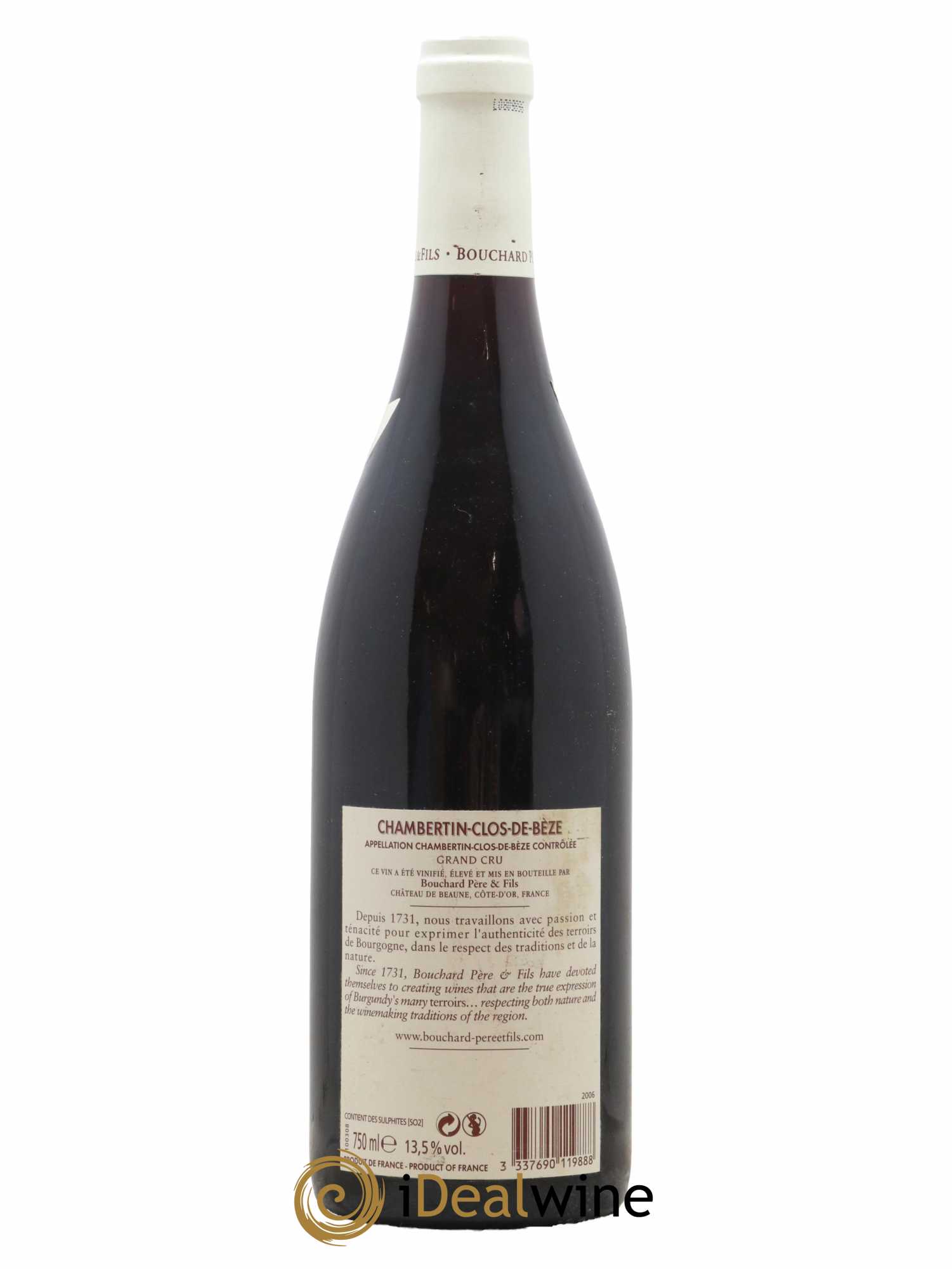 Chambertin Clos de Bèze Grand Cru Bouchard Père & Fils 2006 - Lot of 1 bottle - 1