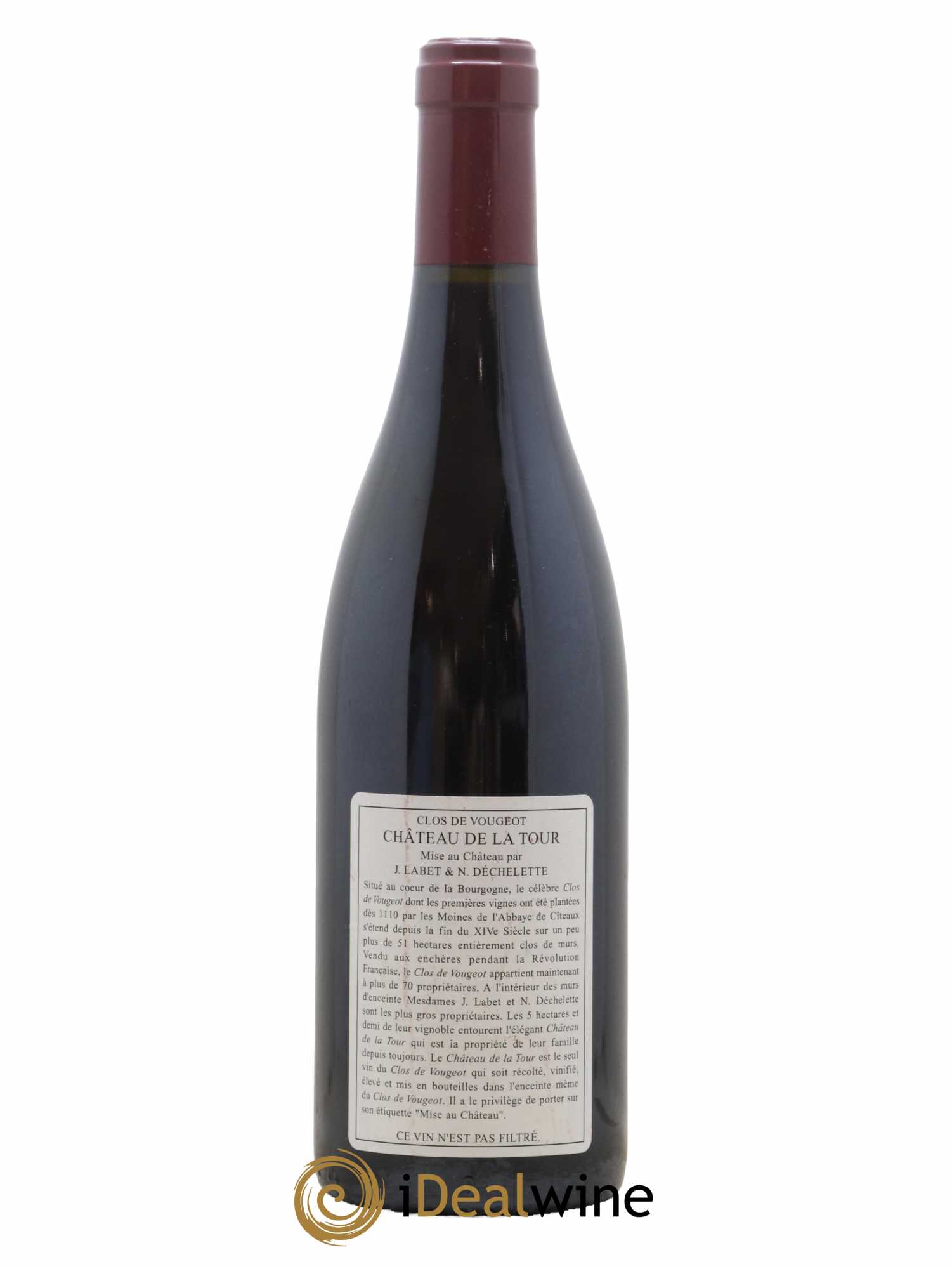 Clos de Vougeot Grand Cru Château de La Tour 2002 - Lotto di 1 bottiglia - 1