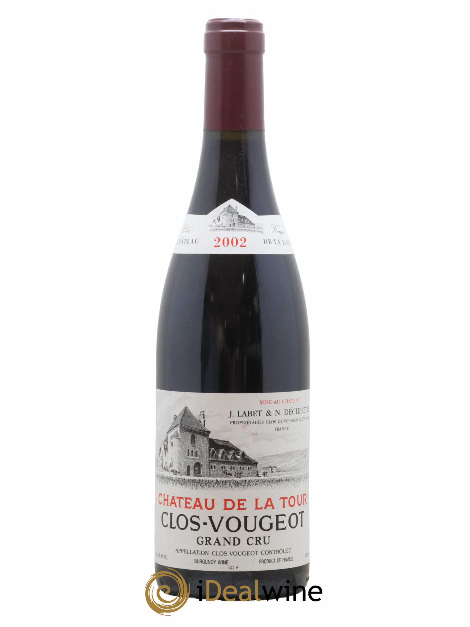 Clos de Vougeot Grand Cru Château de La Tour 2002 - Lotto di 1 bottiglia - 0