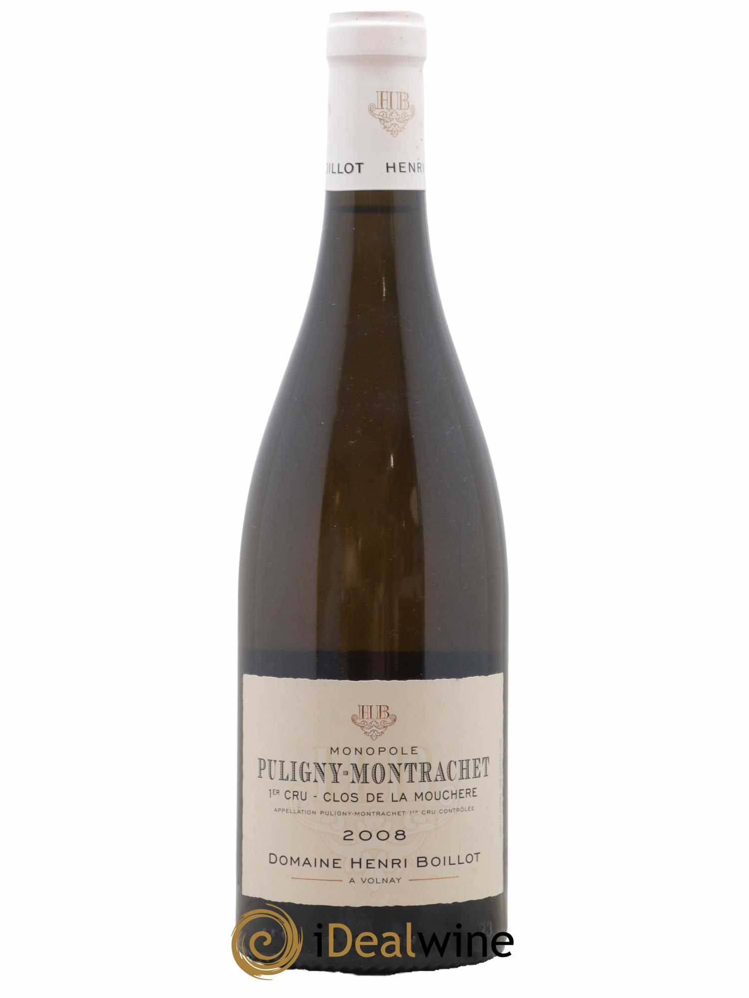 Puligny-Montrachet 1er Cru Clos de la Mouchère Henri Boillot (Domaine) 2008 - Lot de 1 bouteille - 0