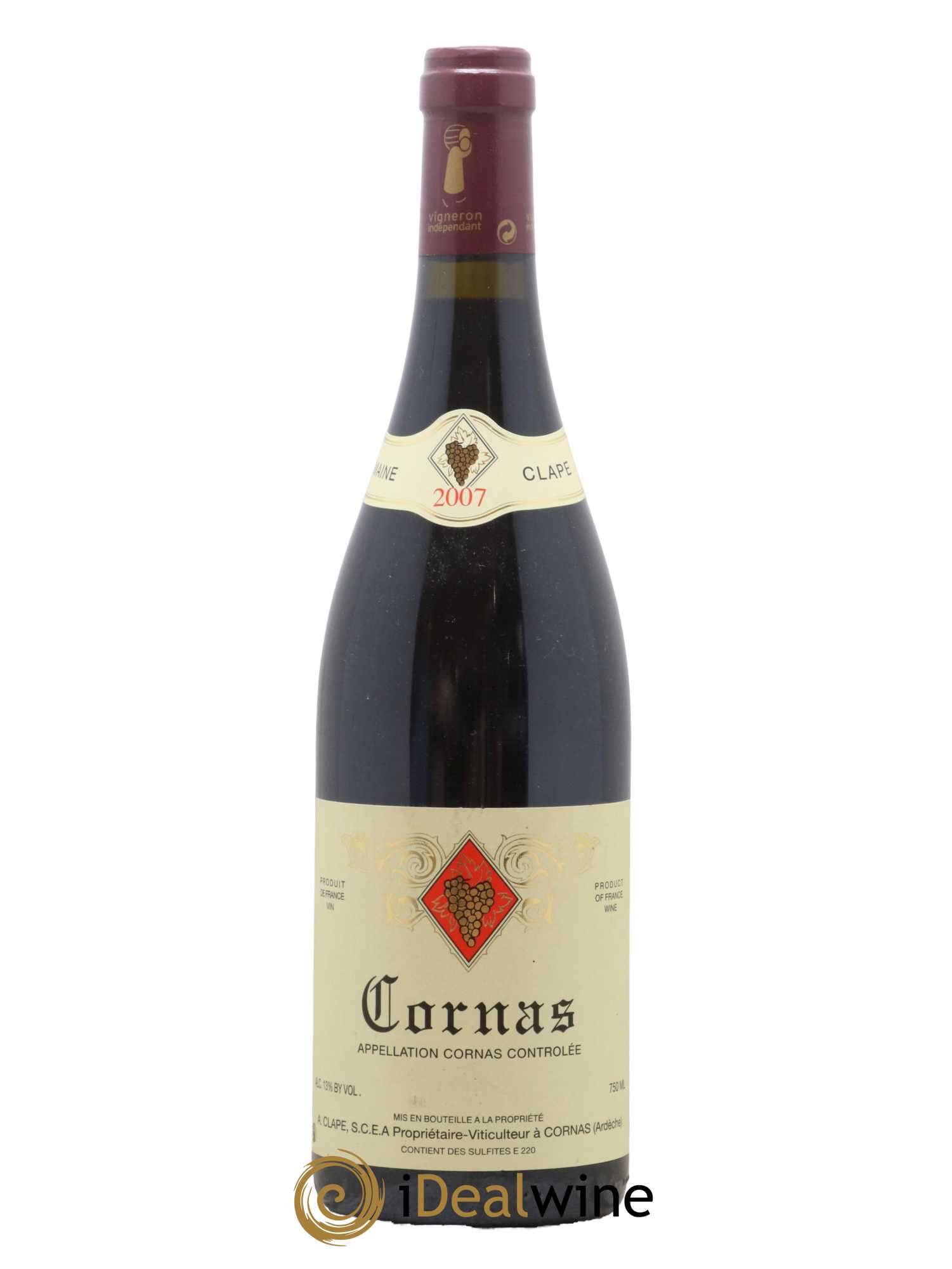 Cornas Auguste Clape 2007 - Lot de 1 bouteille - 0