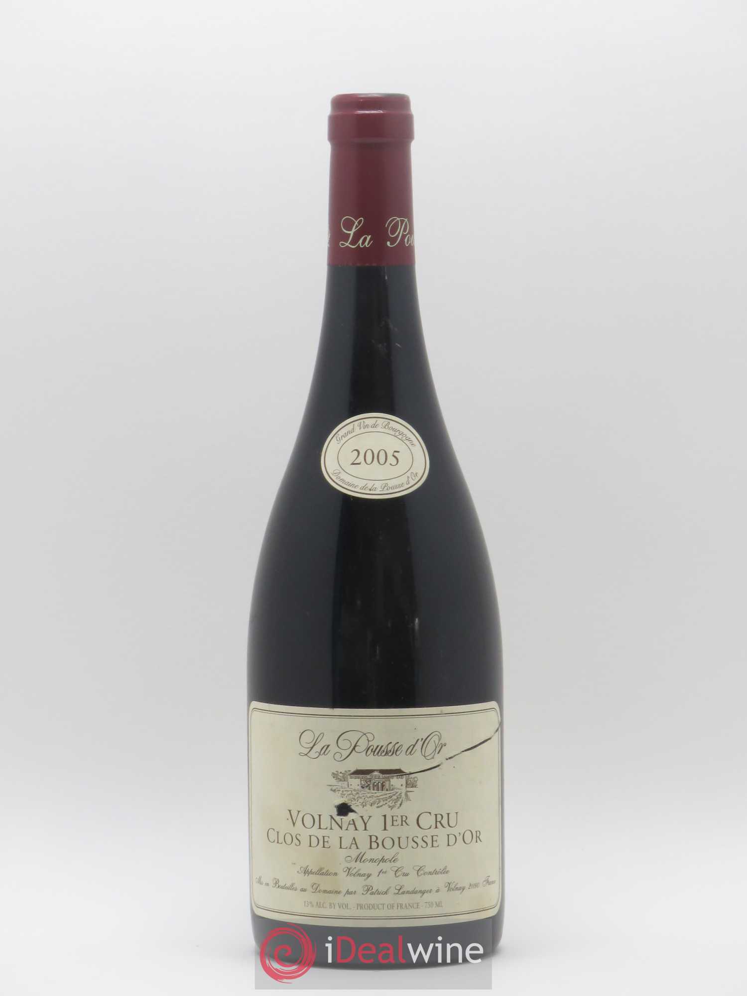 Volnay 1er Cru Clos de la Bousse d'Or La Pousse d'Or (Domaine de) 2005 - Lot de 1 bouteille - 0
