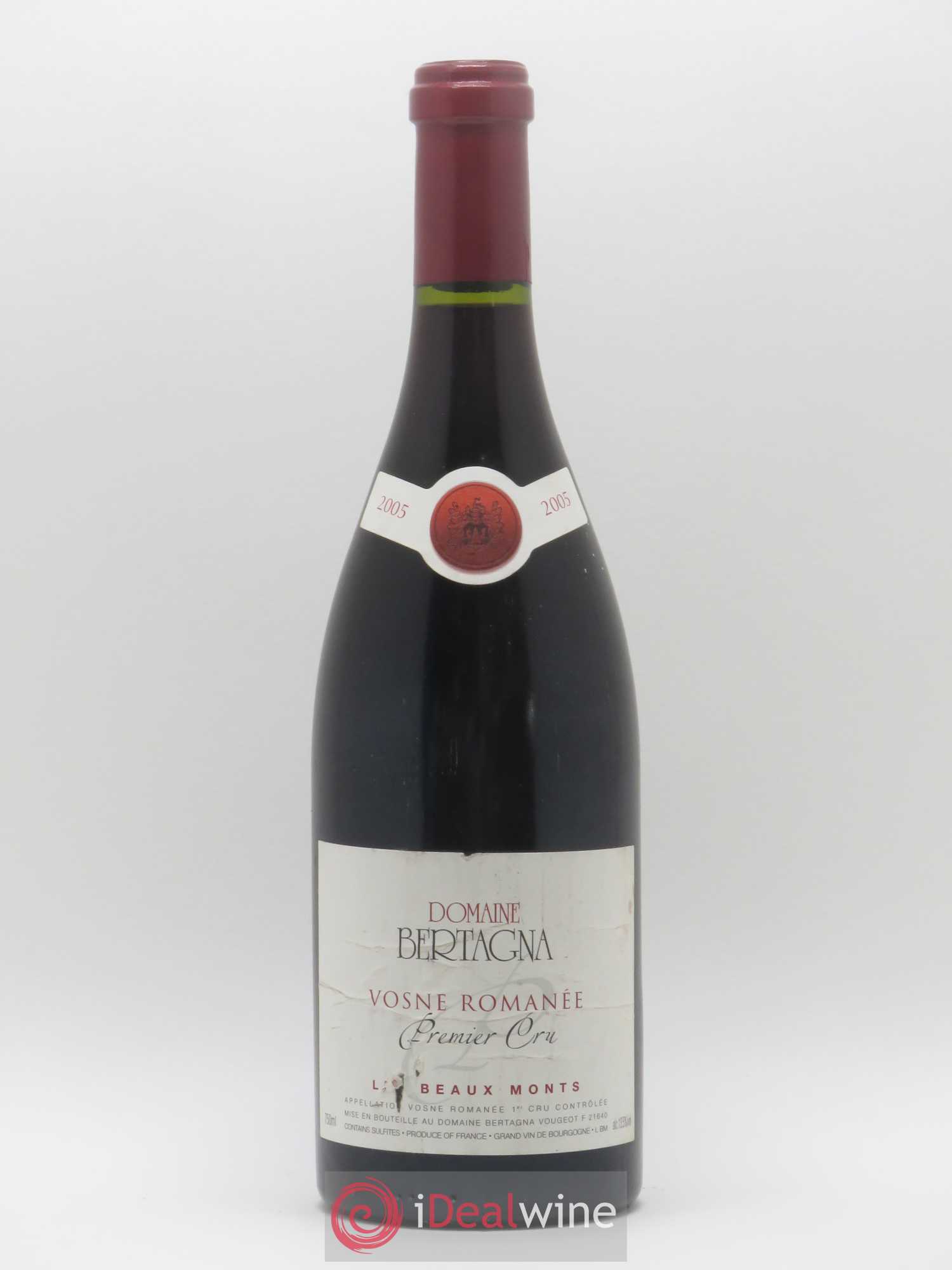 Vosne-Romanée 1er Cru Les Beaux-Monts Bertagna 2005 - Lot de 1 bouteille - 0