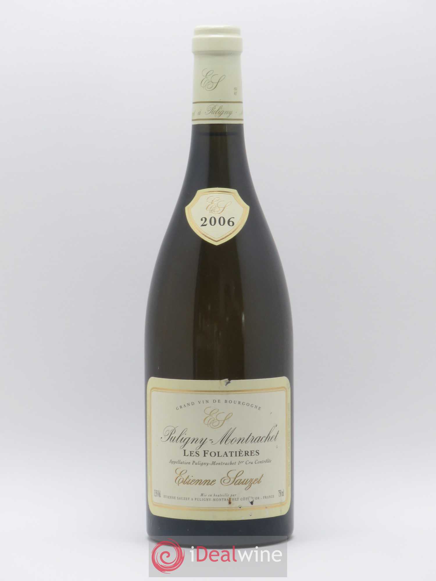 Puligny-Montrachet 1er Cru Les Folatières Etienne Sauzet 2006 - Lot de 1 bouteille - 0