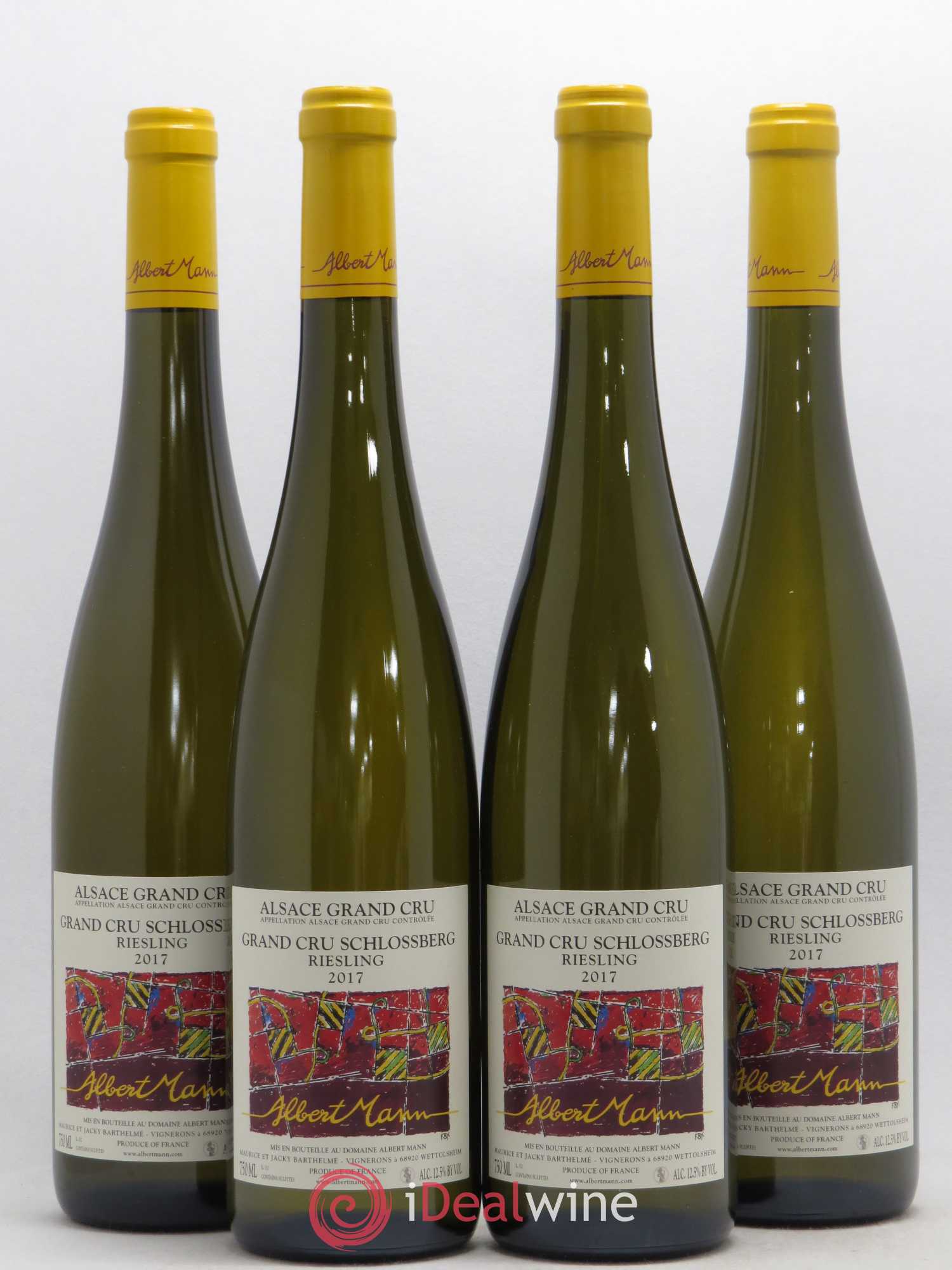 Alsace Riesling Grand Cru Schlossberg Albert Mann 2017 - Lot de 4 bouteilles - 0