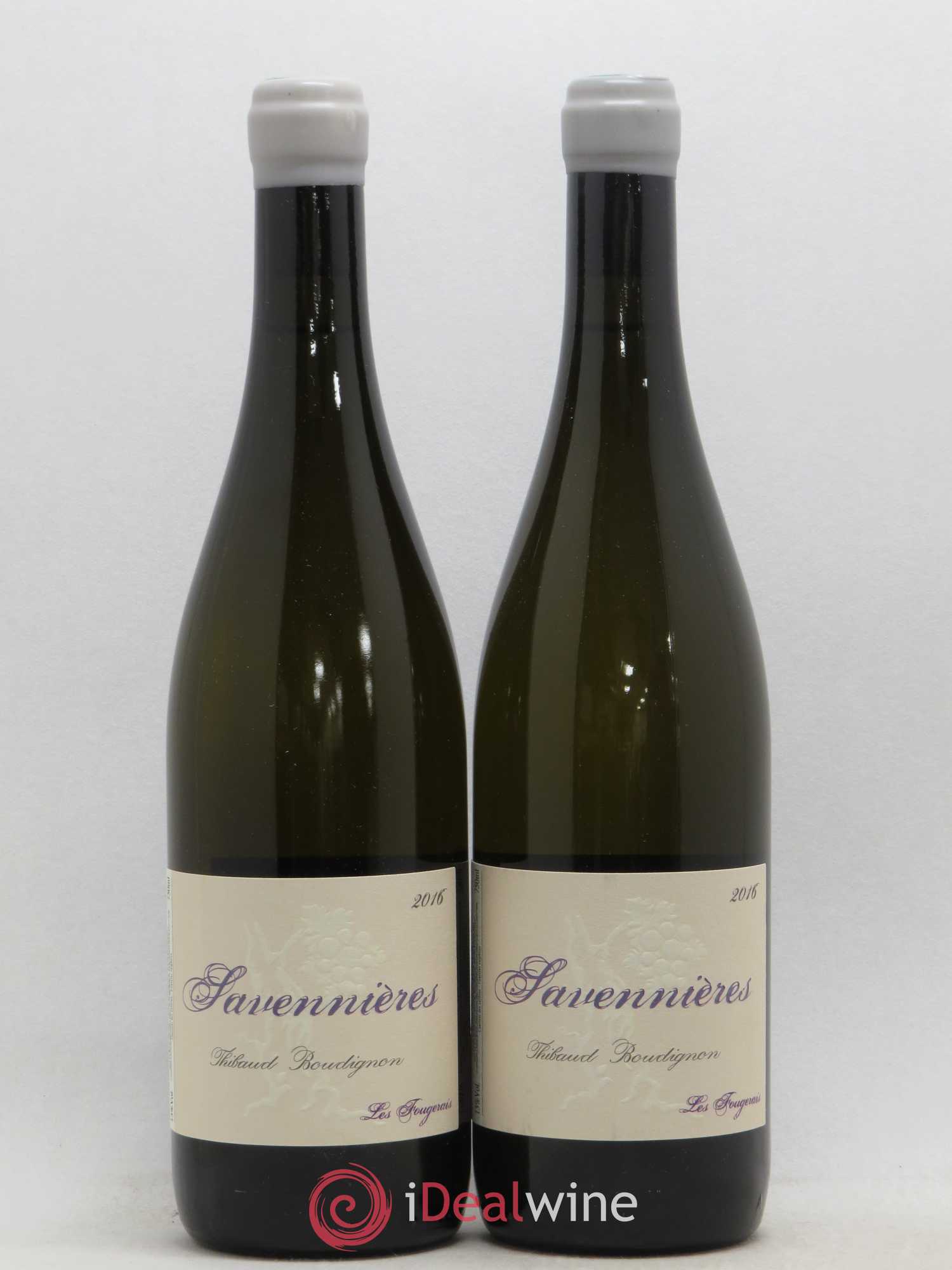 Savennières Les Fougeraies Thibaud Boudignon 2016 - Posten von 2 Flaschen - 0