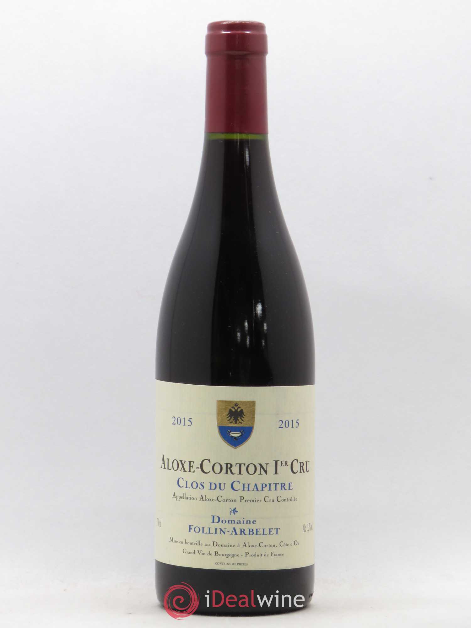 Aloxe-Corton 1er Cru Clos du Chapitre Follin-Arbelet (Domaine) 2015 - Lot de 1 bouteille - 0