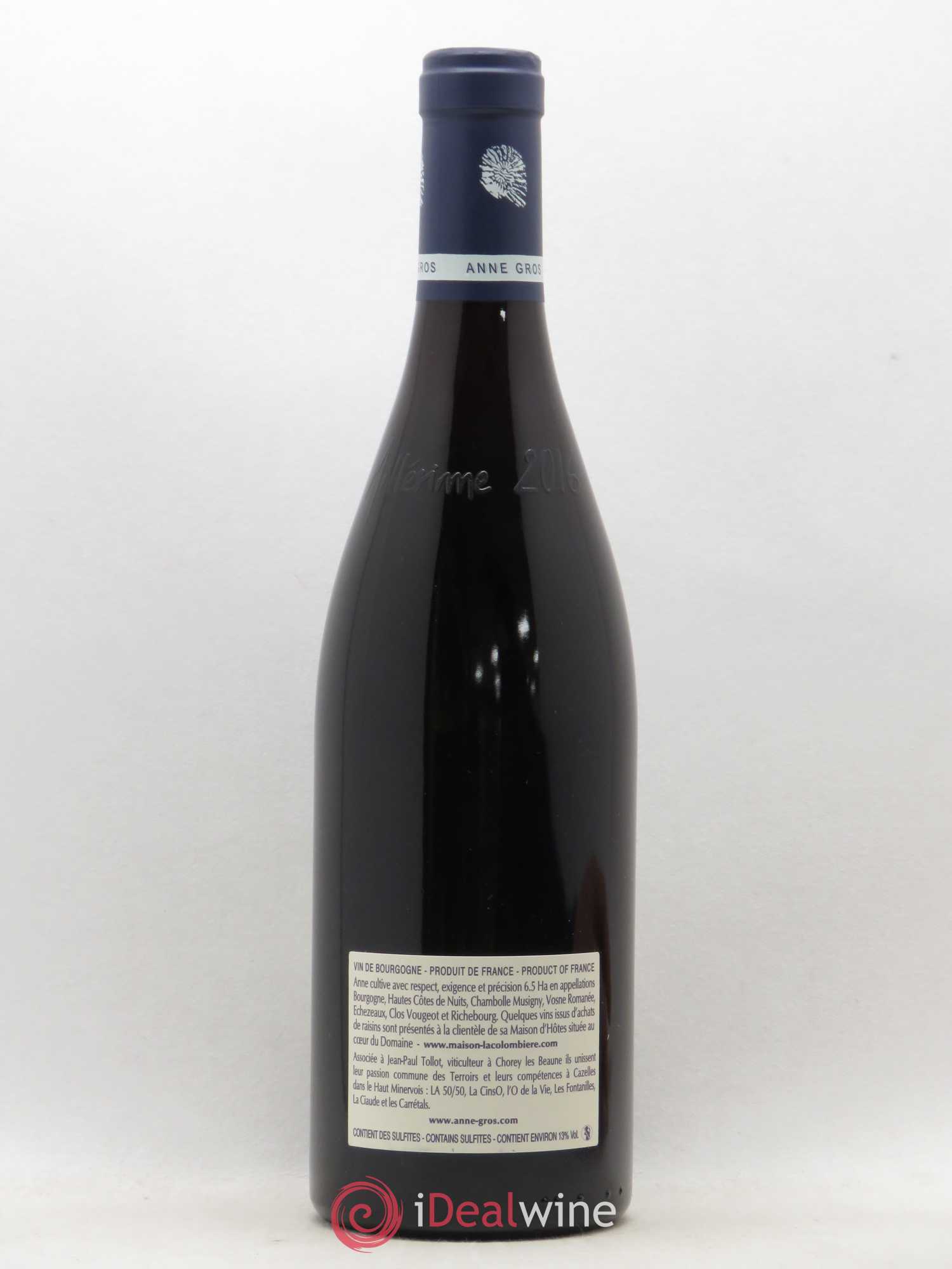 Echezeaux Grand Cru Les Loachausses Anne Gros 2016 - Lot de 1 bouteille - 1