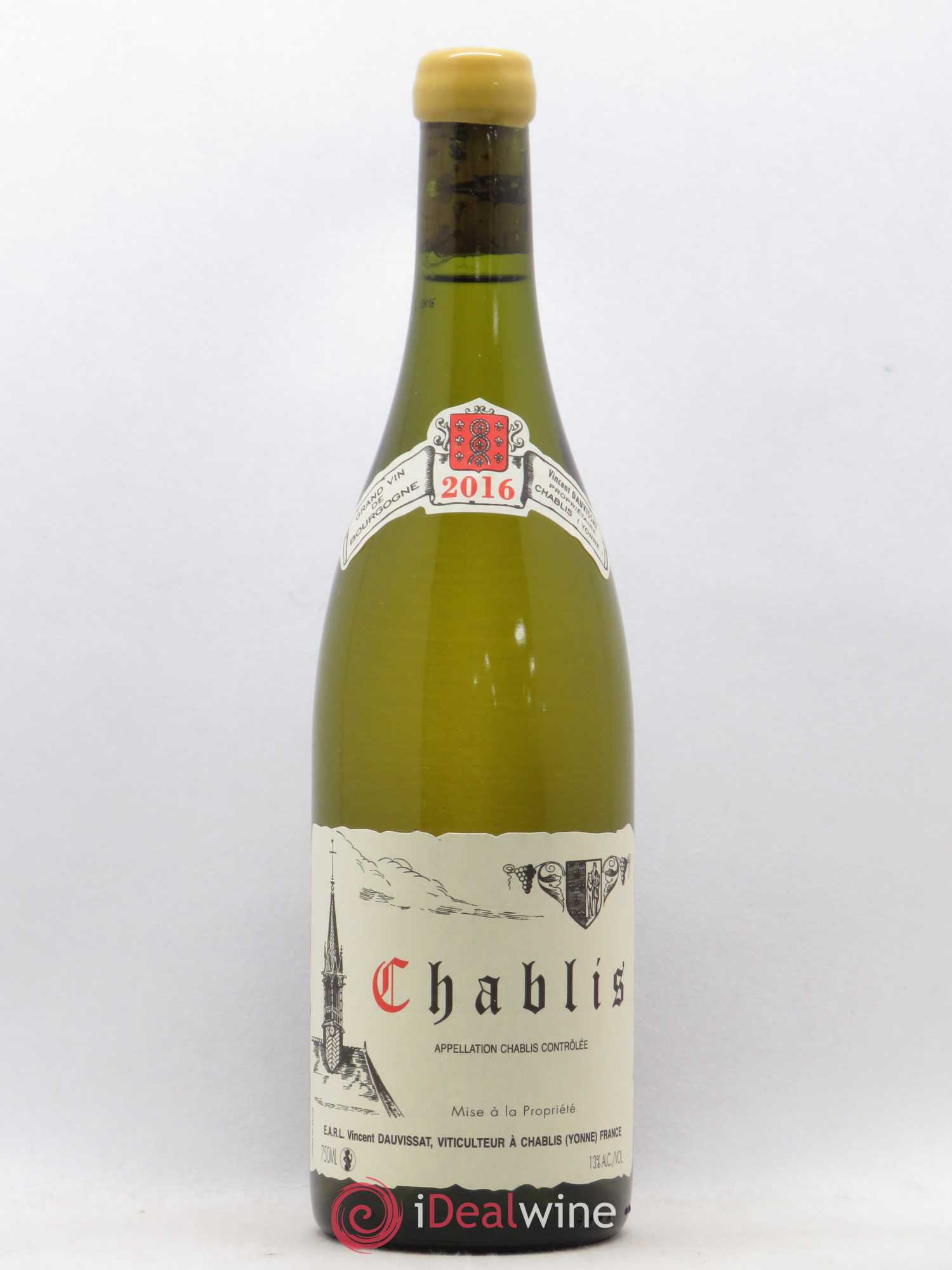 Chablis Vincent Dauvissat (Domaine) 2016 - Lot de 1 bouteille - 0