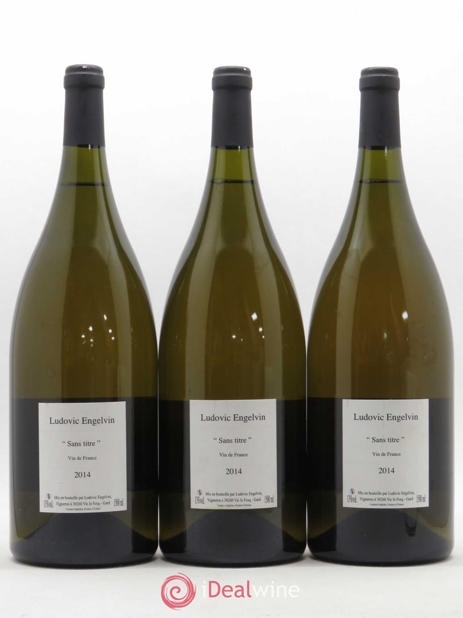 Vin de France Cuvée Sans Titre Blanc de Noirs Vieilles Vignes Ludovic Engelvin 2014 - Posten von 3 Magnum - 1