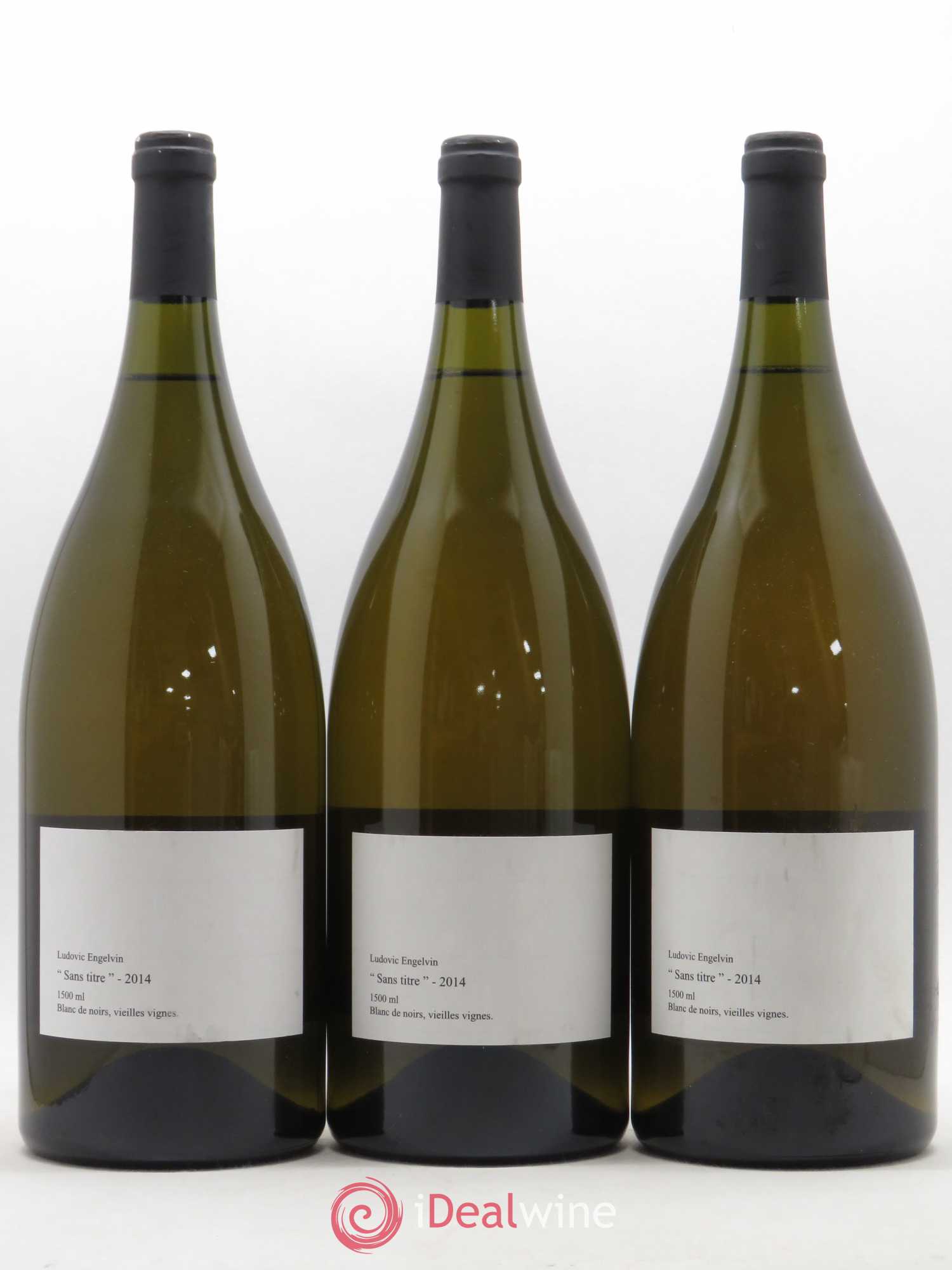 Vin de France Cuvée Sans Titre Blanc de Noirs Vieilles Vignes Ludovic Engelvin 2014 - Posten von 3 Magnum - 0