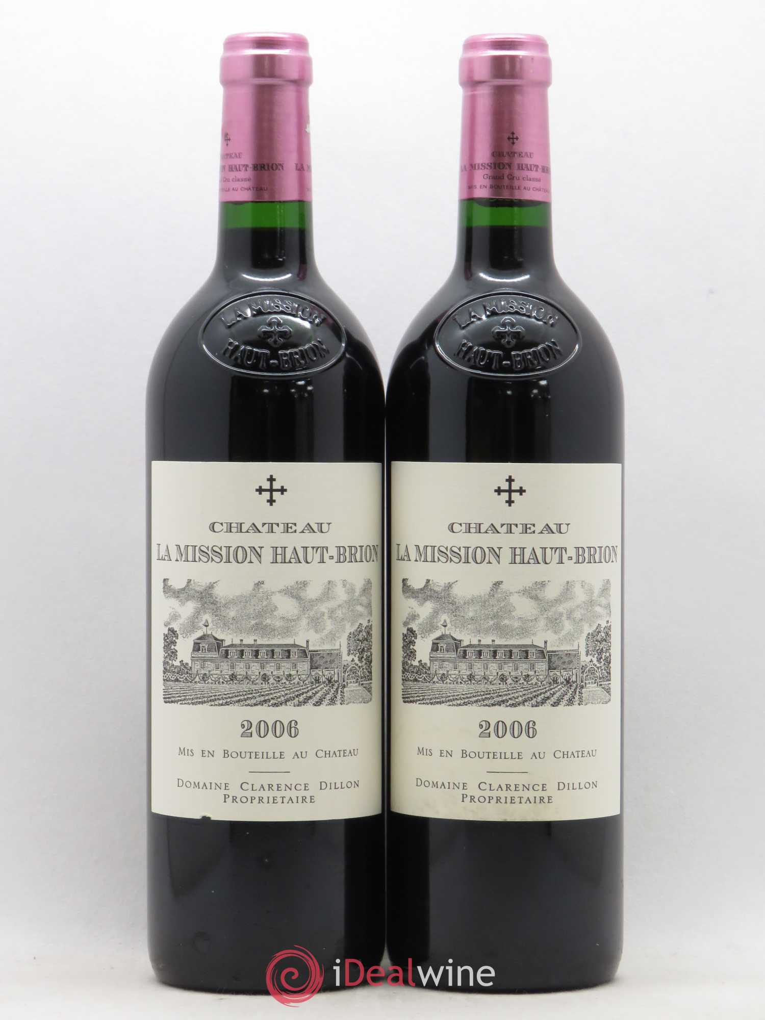 Château la Mission Haut-Brion Cru Classé de Graves 2006 - Lot de 2 bouteilles - 0