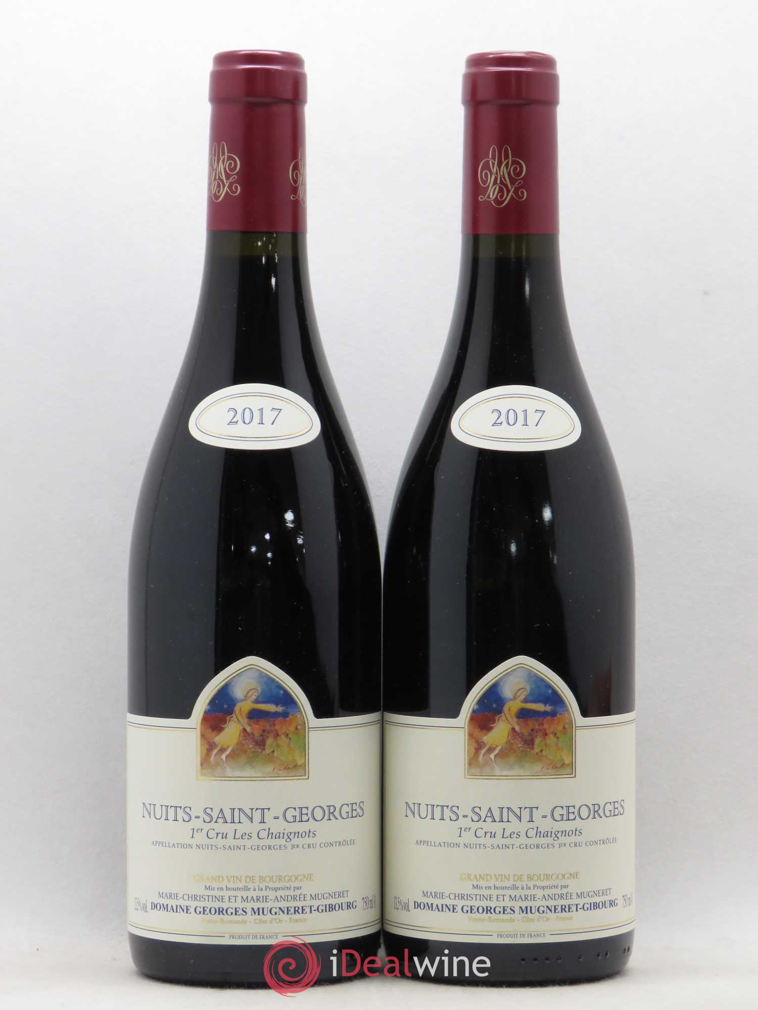 Nuits-Saint-Georges 1er Cru Les Chaignots Mugneret-Gibourg (Domaine) 2017 - Lot de 2 bouteilles - 0