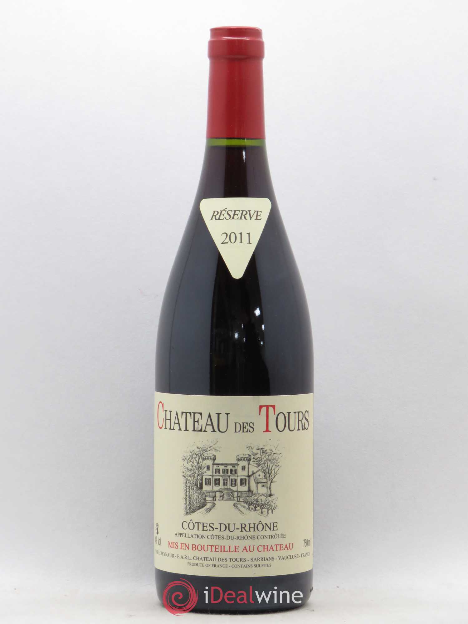 Côtes-du-Rhône Château des Tours Emmanuel Reynaud 2011 - Lot de 1 bouteille - 0