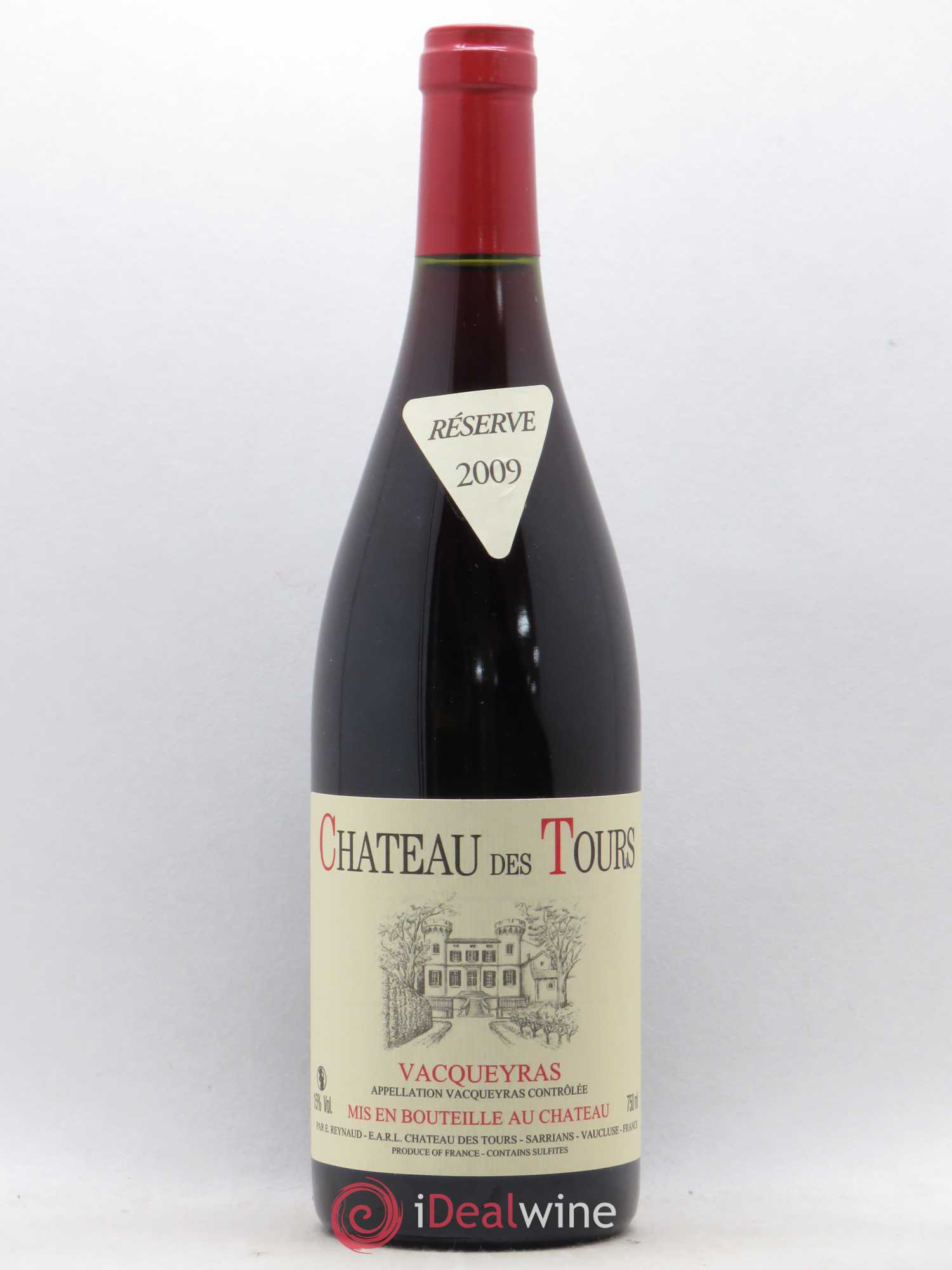 Vacqueyras Château des Tours Emmanuel Reynaud 2009 - Lot de 1 bouteille - 0