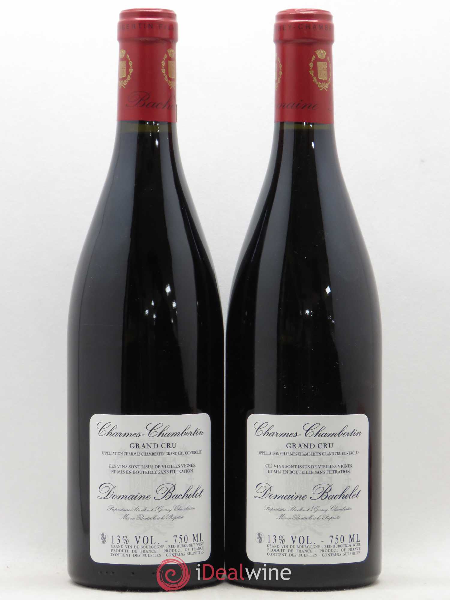 Charmes-Chambertin Grand Cru Vieilles Vignes Denis Bachelet (Domaine) Vieilles Vignes  2017 - Lot de 2 bouteilles - 1