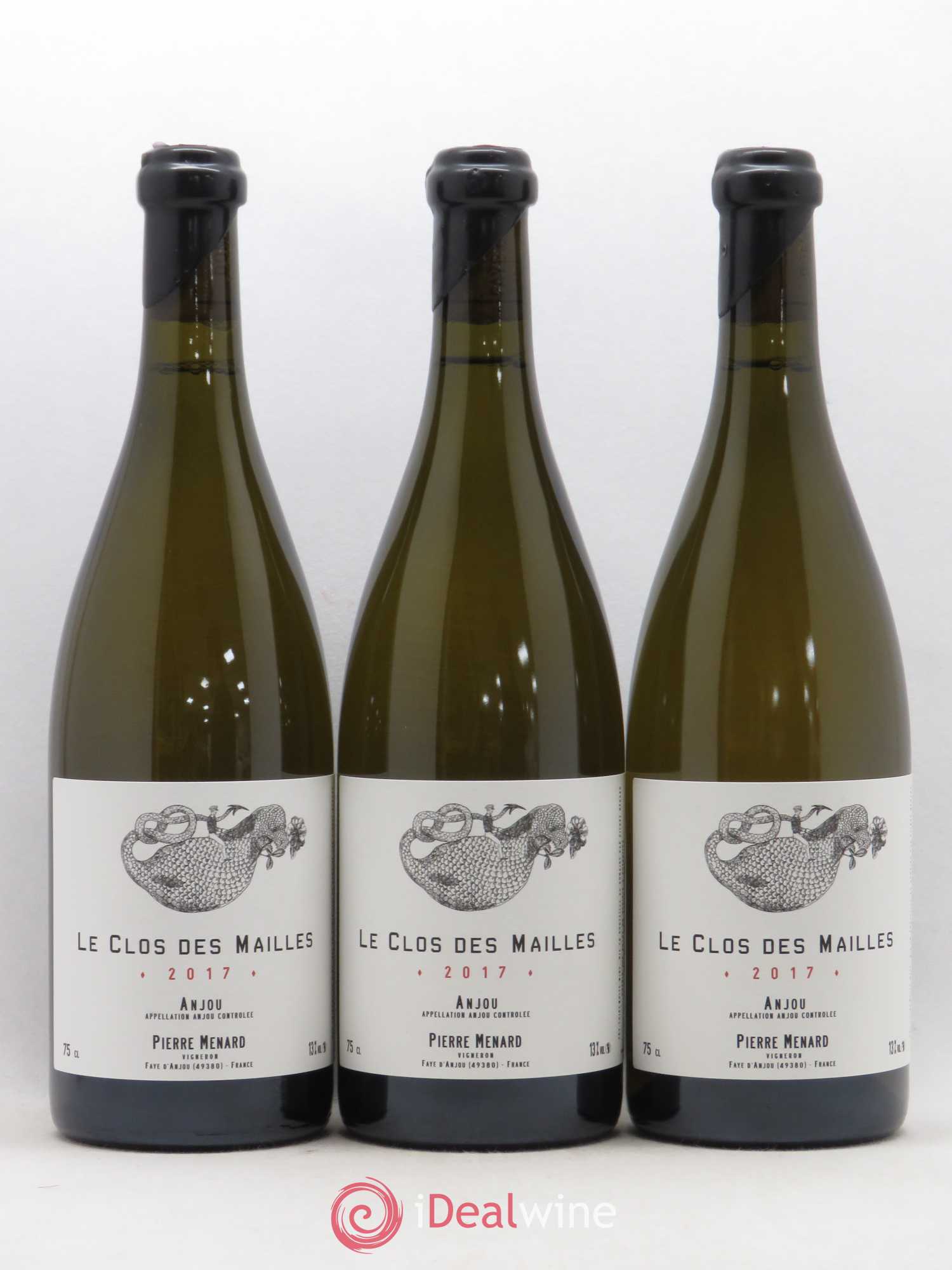 Anjou Clos Des Mailles Pierre Menard 2017 - Posten von 3 Flaschen - 0