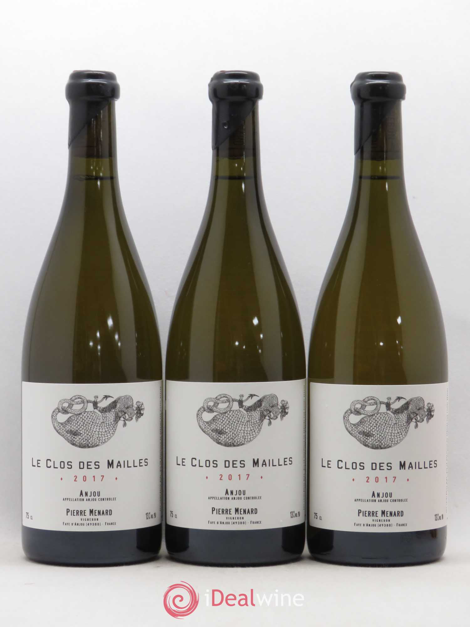 Anjou Clos Des Mailles Pierre Menard 2017 - Posten von 3 Flaschen - 0