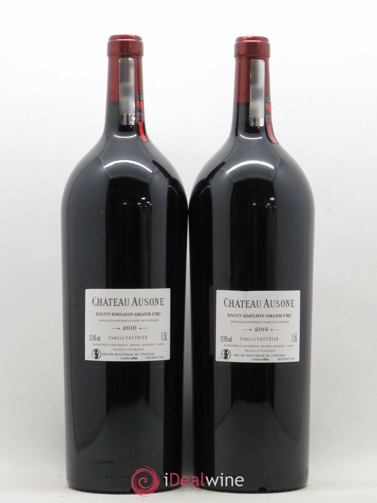 Château Ausone 1er Grand Cru Classé A 2016 - Lot de 2 magnums - 1