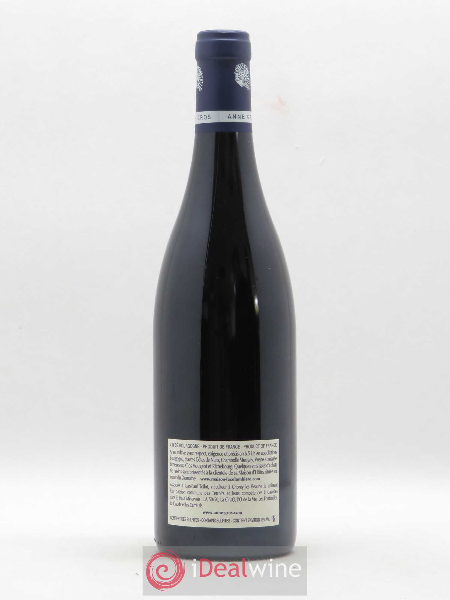 Clos de Vougeot Grand Cru Le Grand Maupertui Anne Gros 2014 - Lot de 1 bouteille - 1