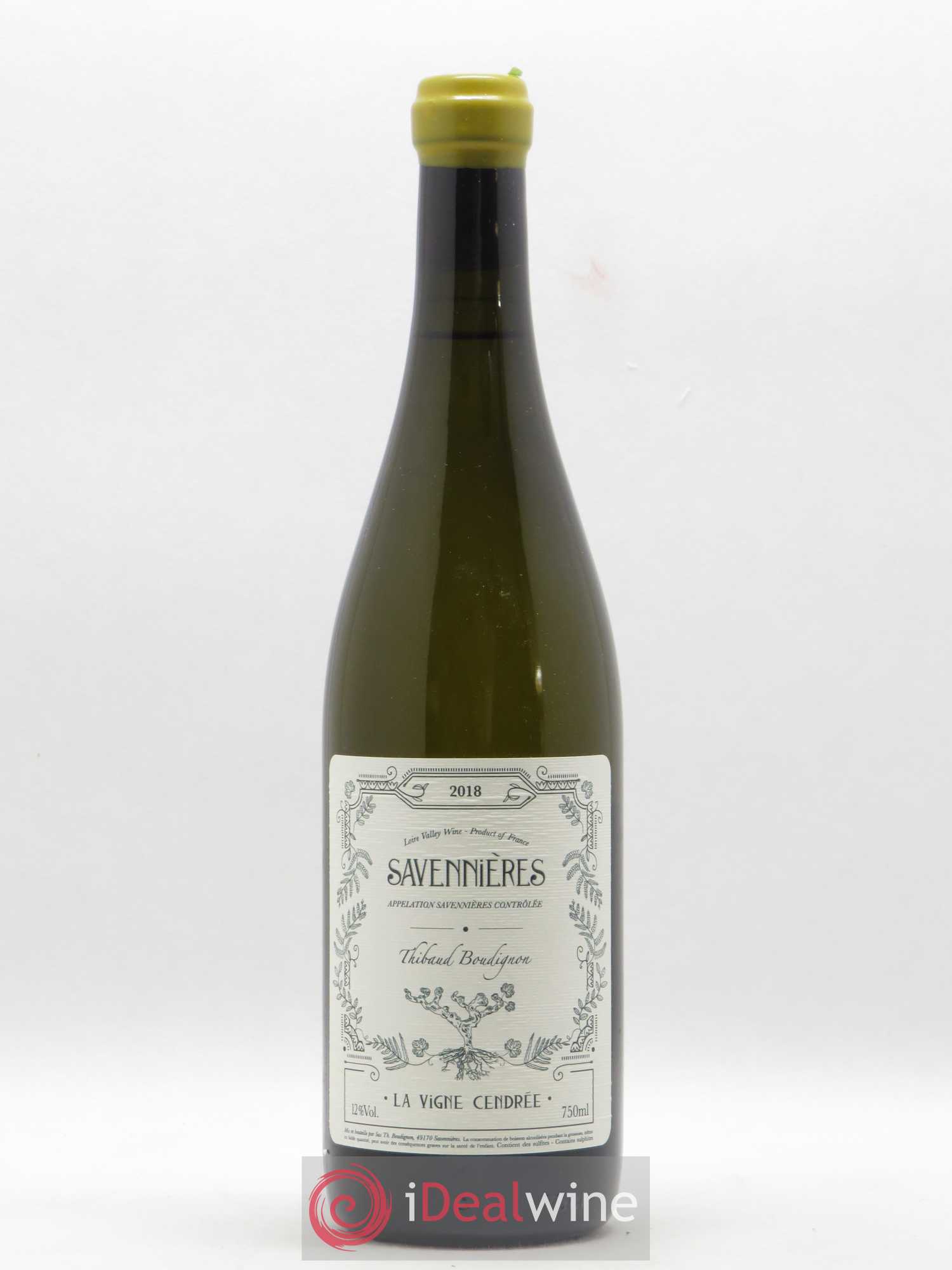 Savennières La Vigne Cendrée Thibaud Boudignon 2018 - Posten von 1 Flasche - 0