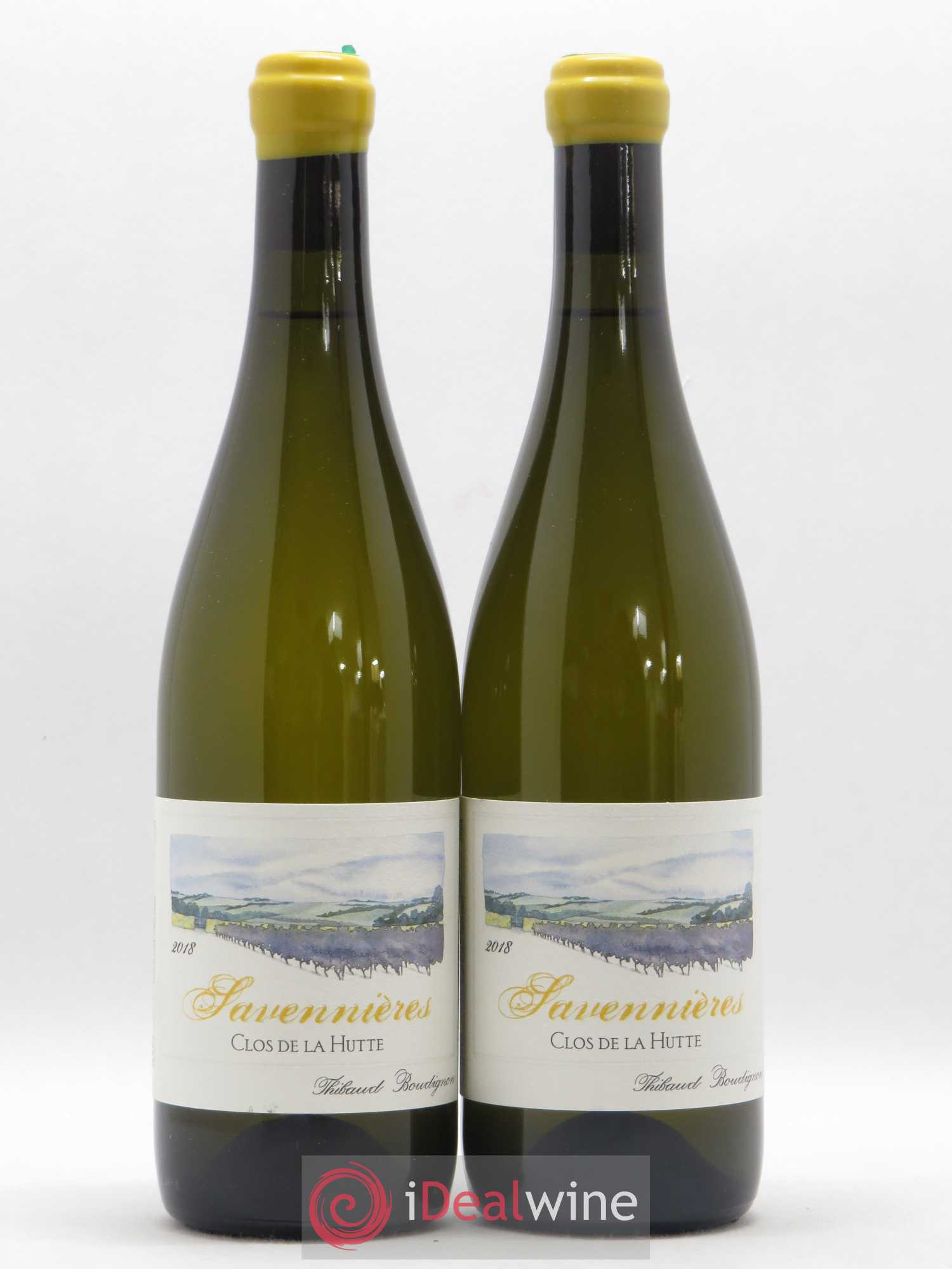 Savennières Clos de la Hutte Thibaud Boudignon 2018 - Lot de 2 bouteilles - 0