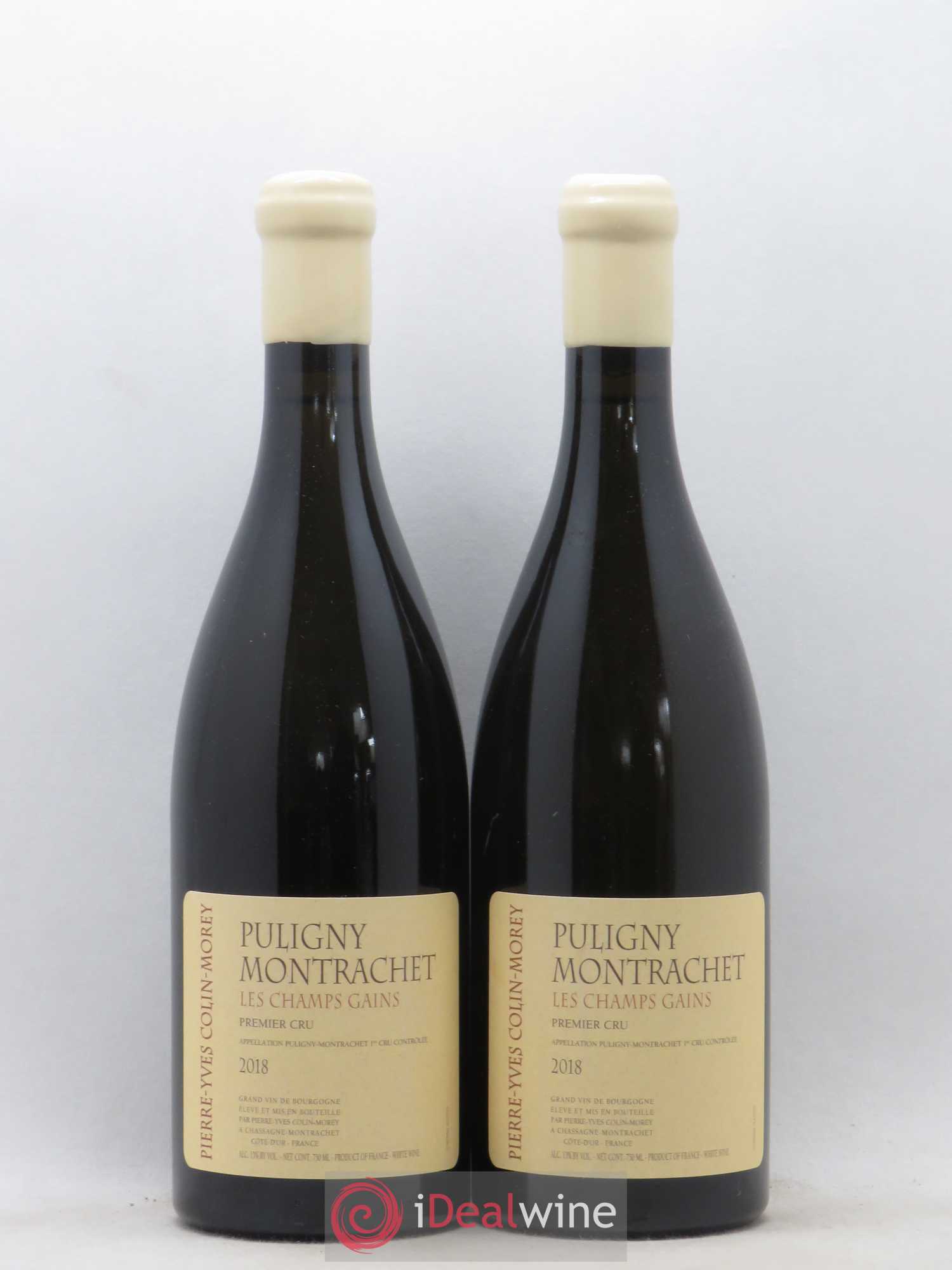 Puligny-Montrachet 1er Cru Champs Gains Pierre Yves Colin Morey 2018 - Posten von 2 Flaschen - 0