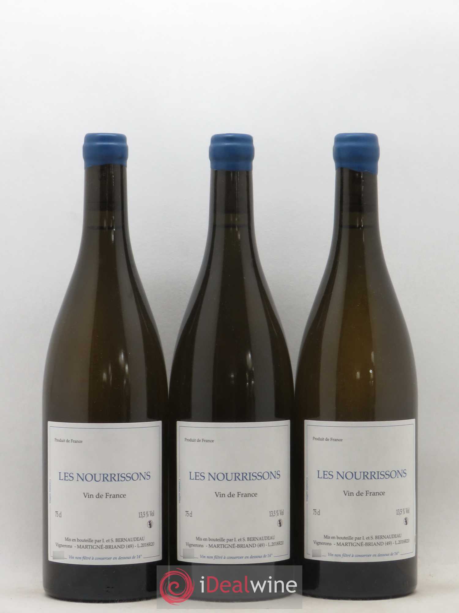 Vin de France Les Nourrissons Stéphane Bernaudeau 2018 - Lot de 3 bouteilles - 0