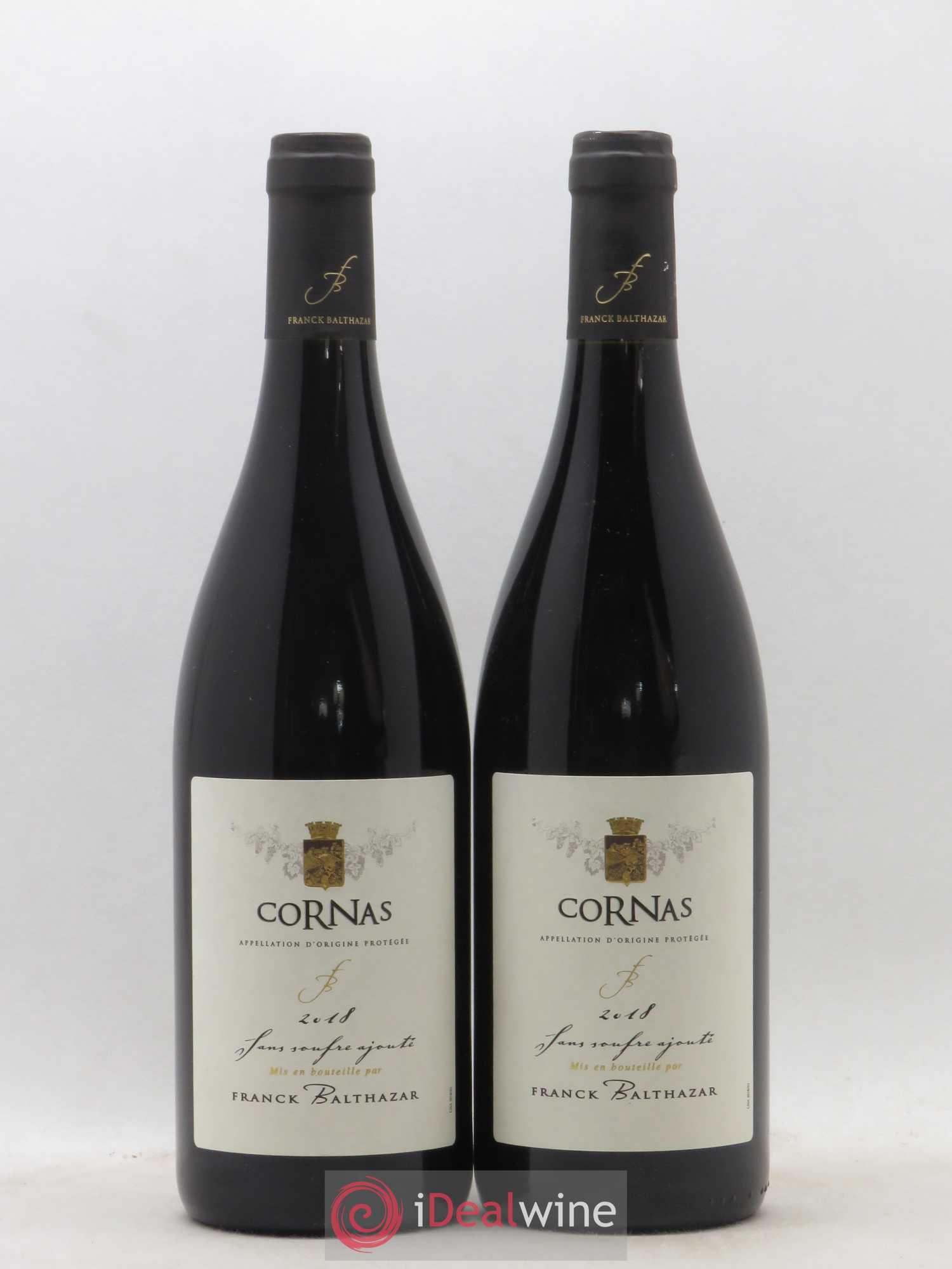 Cornas Cuvée sans soufre Franck Balthazar (Domaine) 2018 - Lot de 2 bouteilles - 0