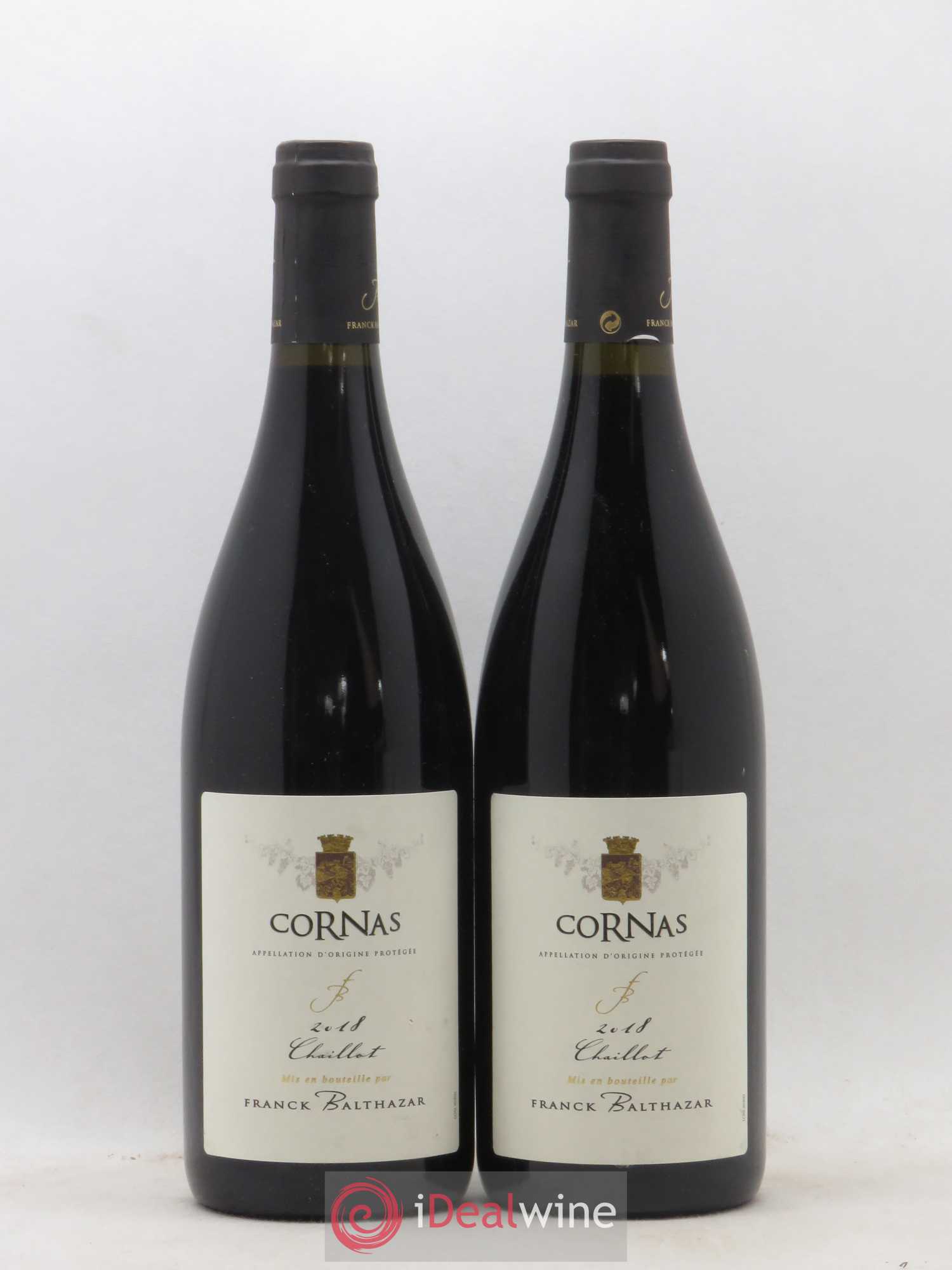 Cornas Chaillot Franck Balthazar (Domaine) 2018 - Lot de 2 bouteilles - 0