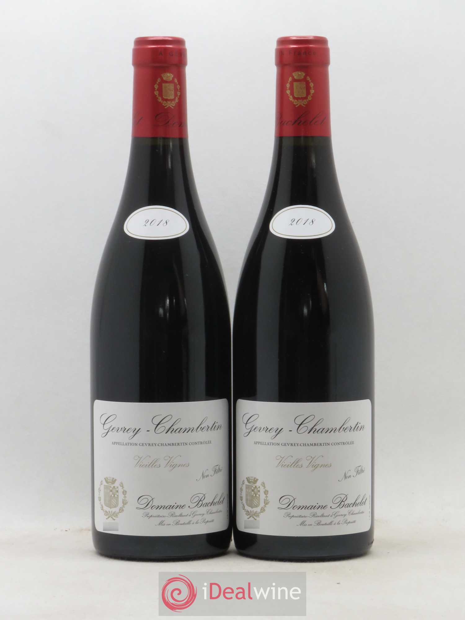 Gevrey-Chambertin Vieilles Vignes Denis Bachelet (Domaine) 2018 - Lot de 2 bouteilles - 0