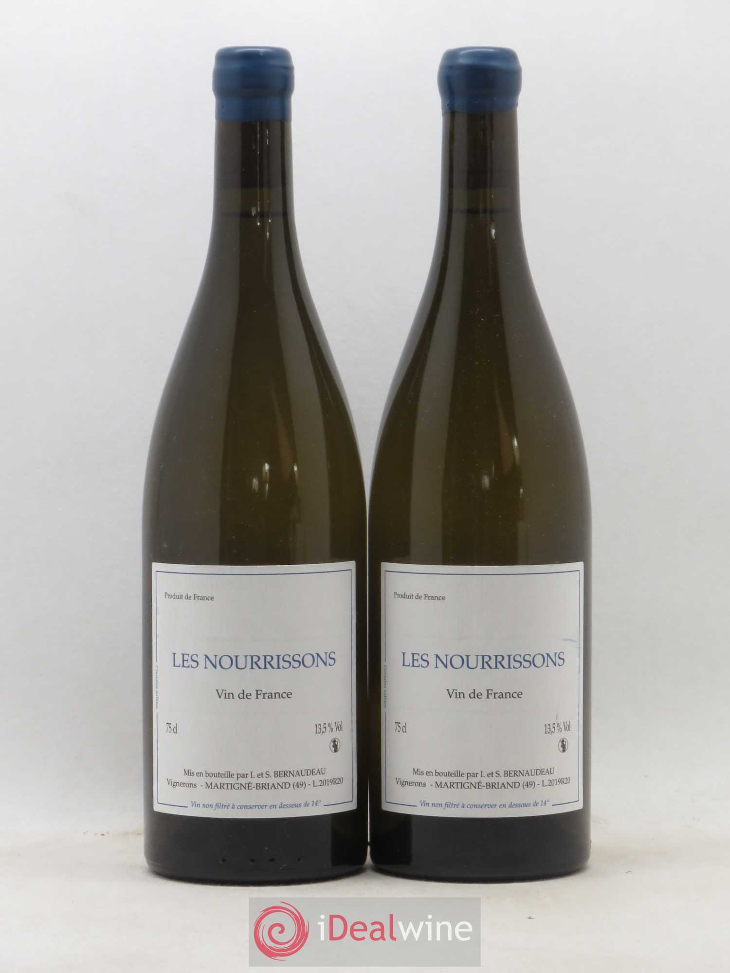 Vin de France Les Nourrissons Stéphane Bernaudeau 2019 - Lot de 2 bouteilles - 0