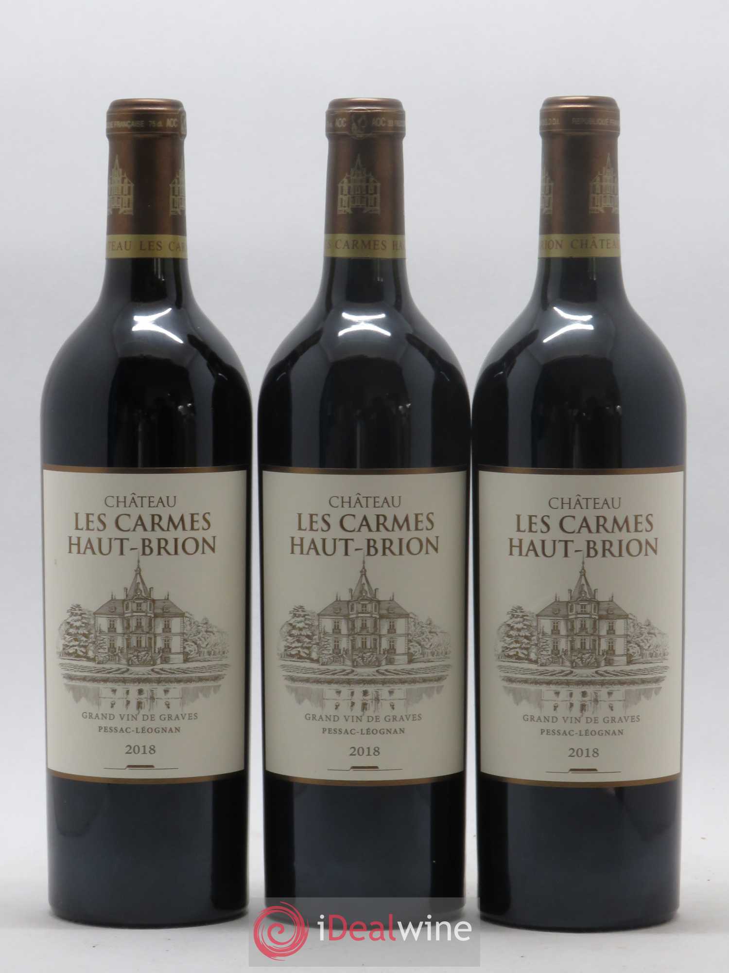 Château Les Carmes Haut-Brion 2018 - Lot de 6 bouteilles - 1