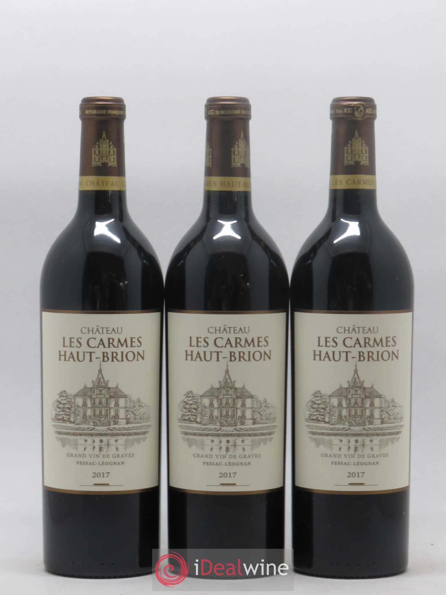 Château Les Carmes Haut-Brion 2017 - Lot de 6 bouteilles - 1