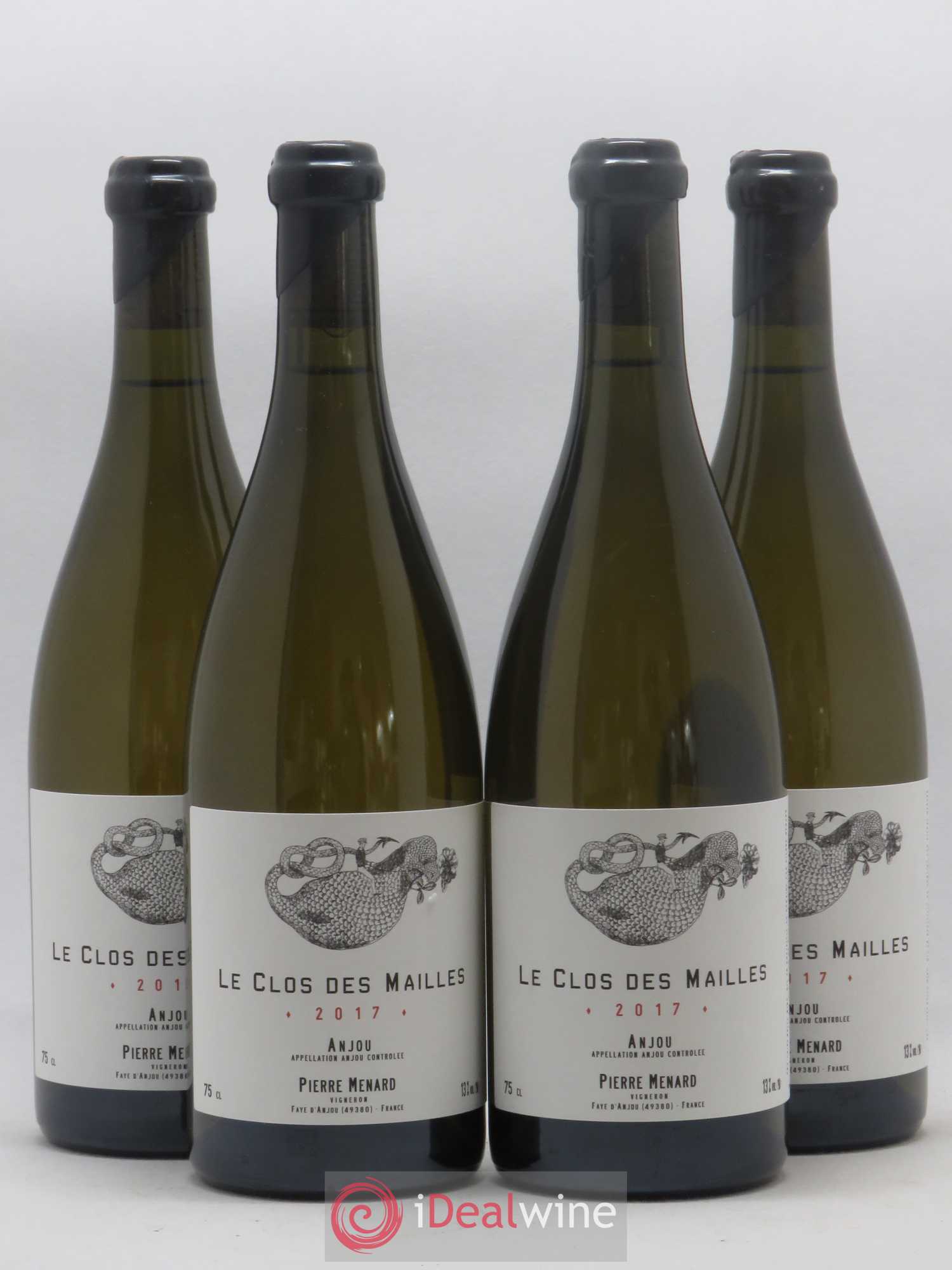 Anjou Le Clos des Mailles Pierre Ménard 2017 - Lot de 4 bouteilles - 0