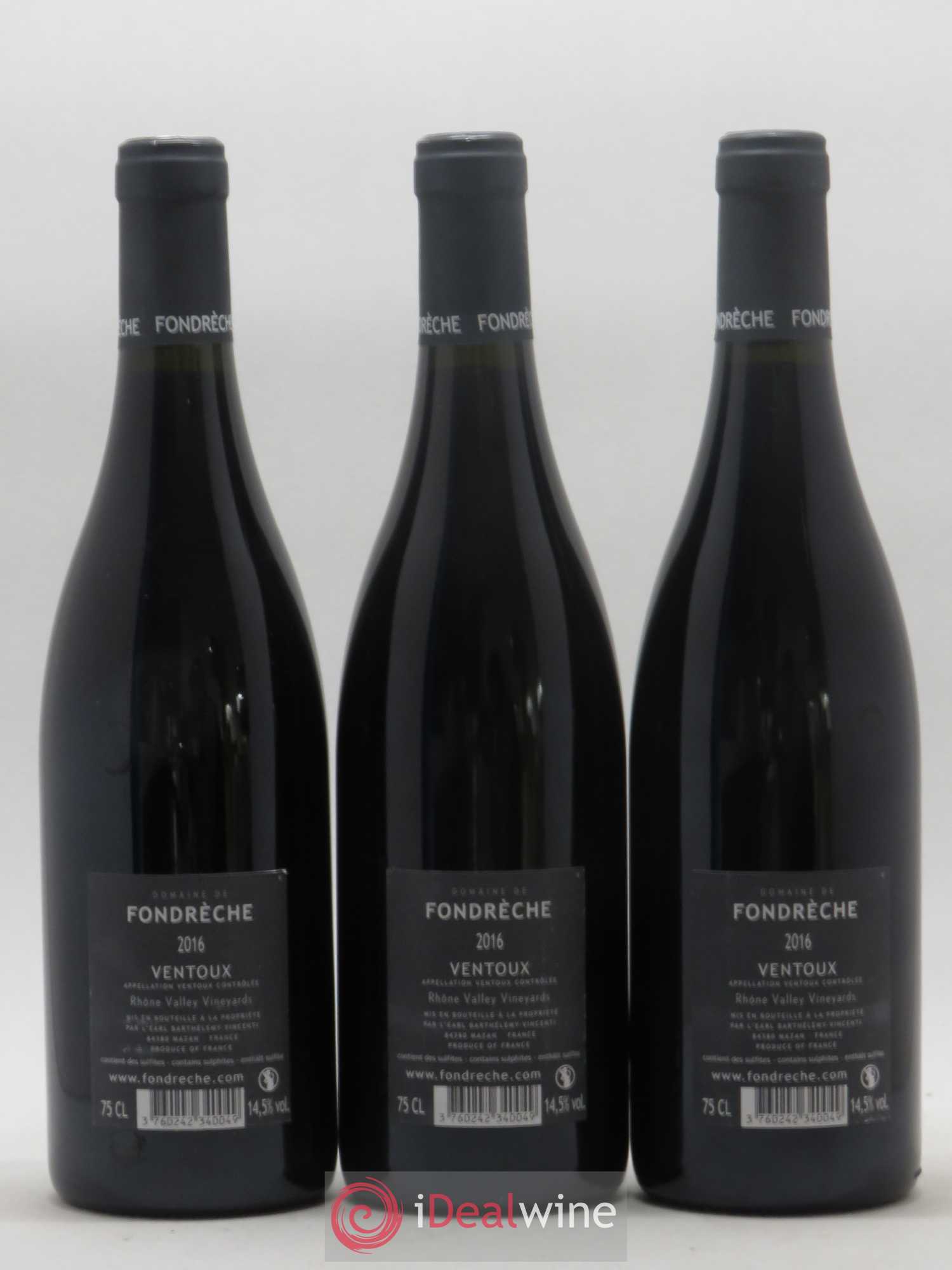 Ventoux Divergente Domaine de Fondrèche 2016 - Posten von 3 Flaschen - 1