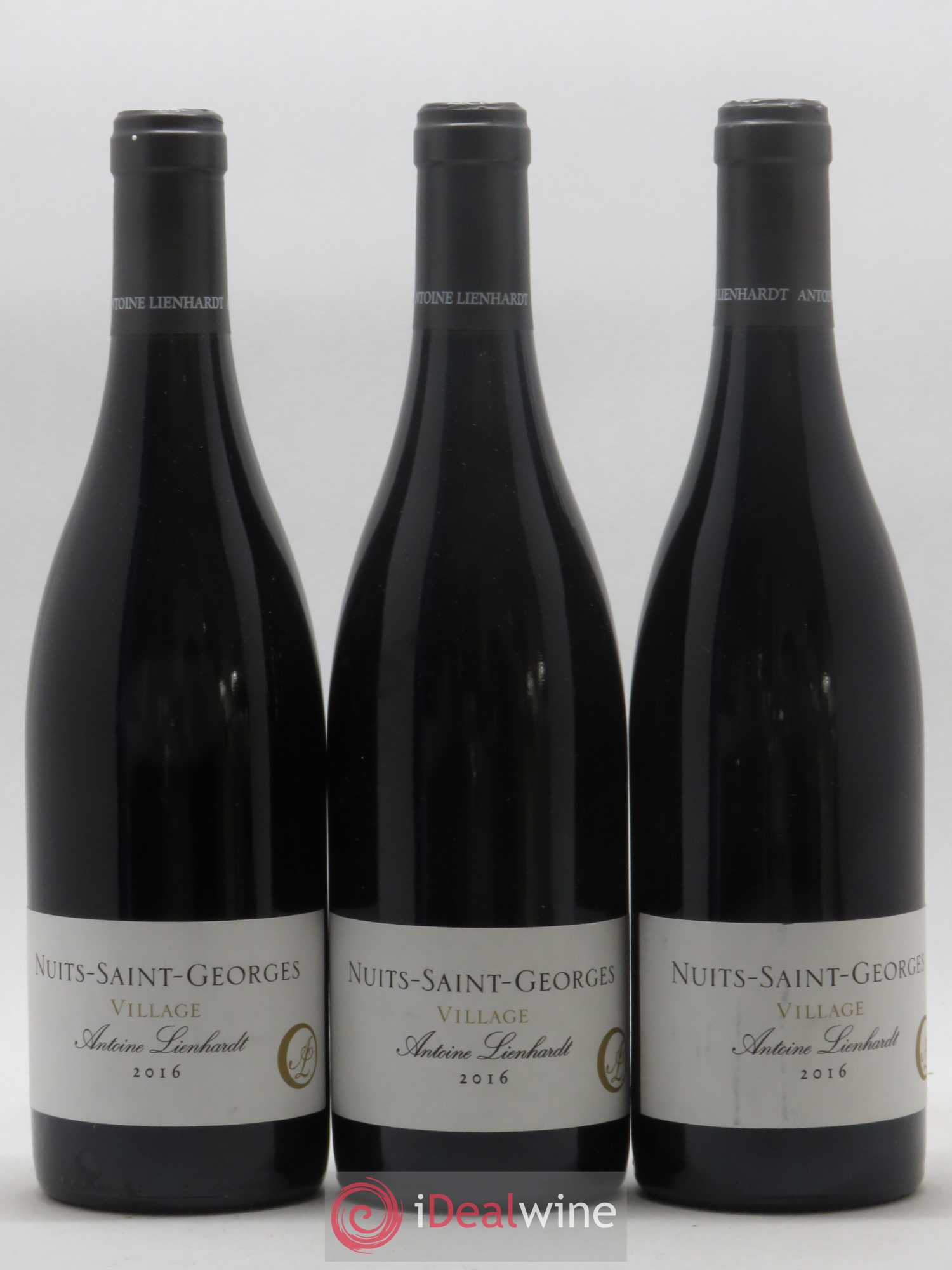 Nuits-Saint-Georges Antoine Lienhardt 2016 - Lot de 3 bouteilles - 0