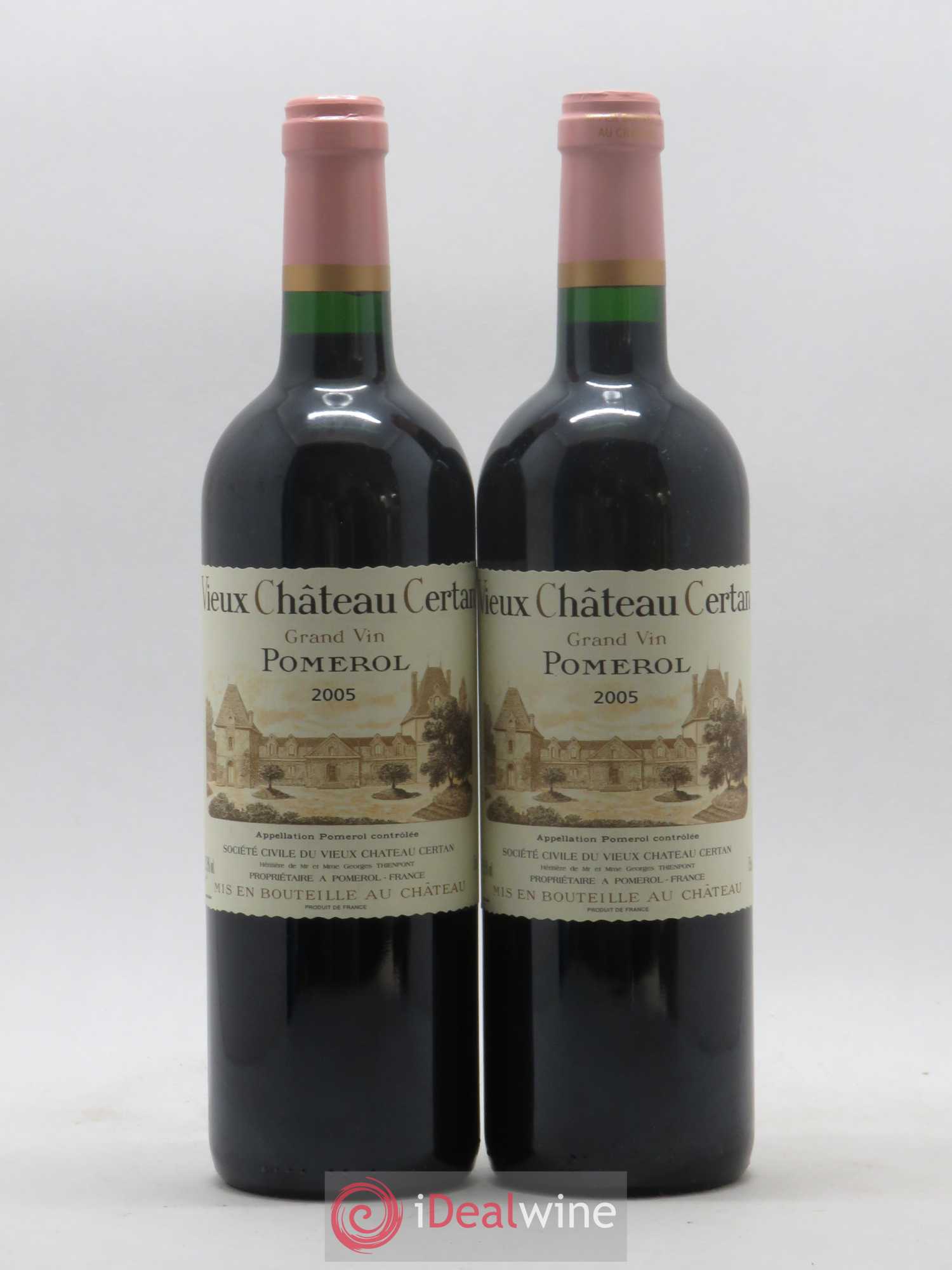 Vieux Château Certan 2005 - Lot de 2 bouteilles - 0