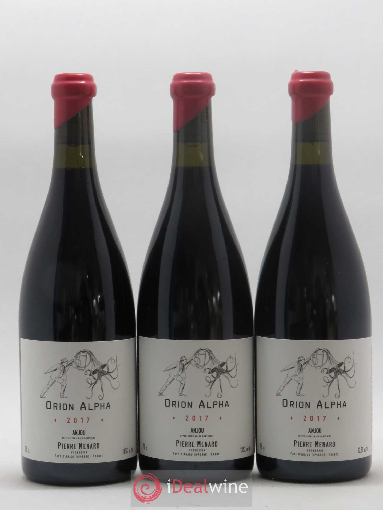 Anjou Orion Alpha Pierre Ménard 2017 - Lot de 3 bouteilles - 0
