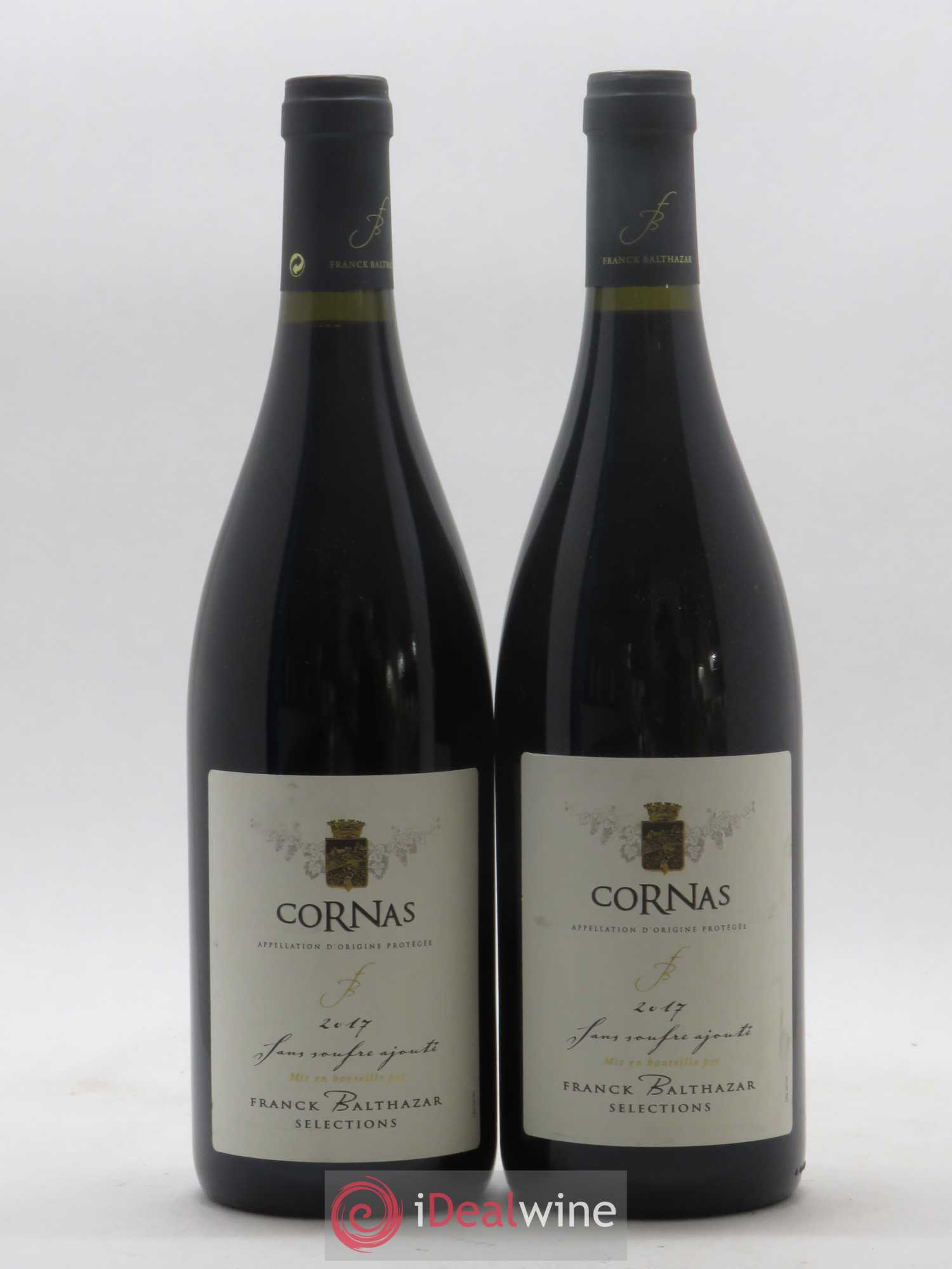 Cornas Cuvée sans soufre Franck Balthazar (Domaine) 2017 - Lot de 2 bouteilles - 0