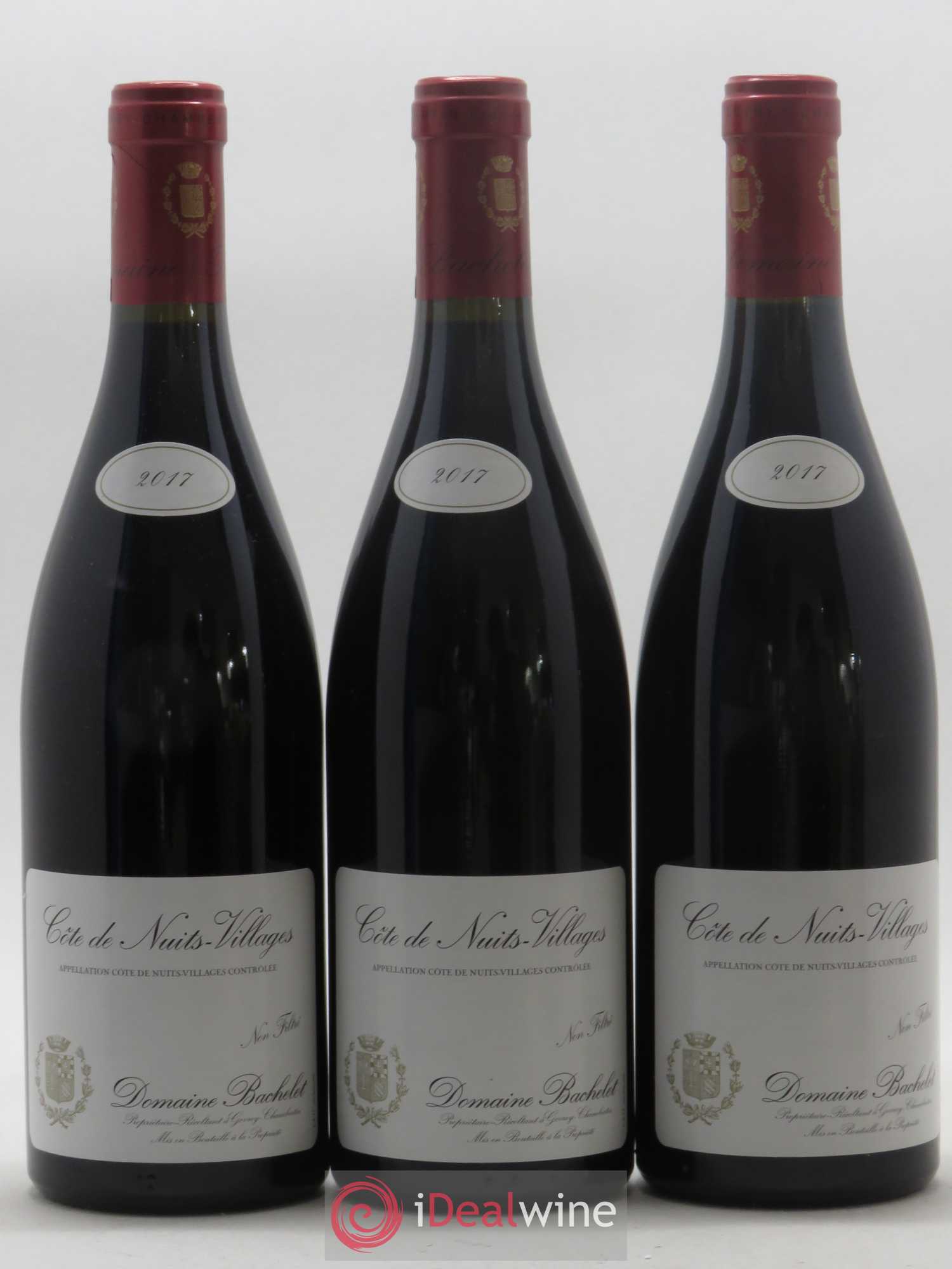 Côte de Nuits-Villages Denis Bachelet (Domaine) 2017 - Lot de 3 bouteilles - 0