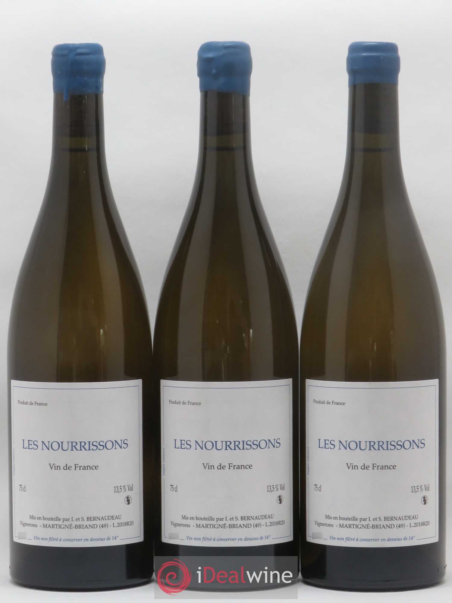 Vin de France Les Nourrissons Stéphane Bernaudeau 2018 - Lot de 3 bouteilles - 0