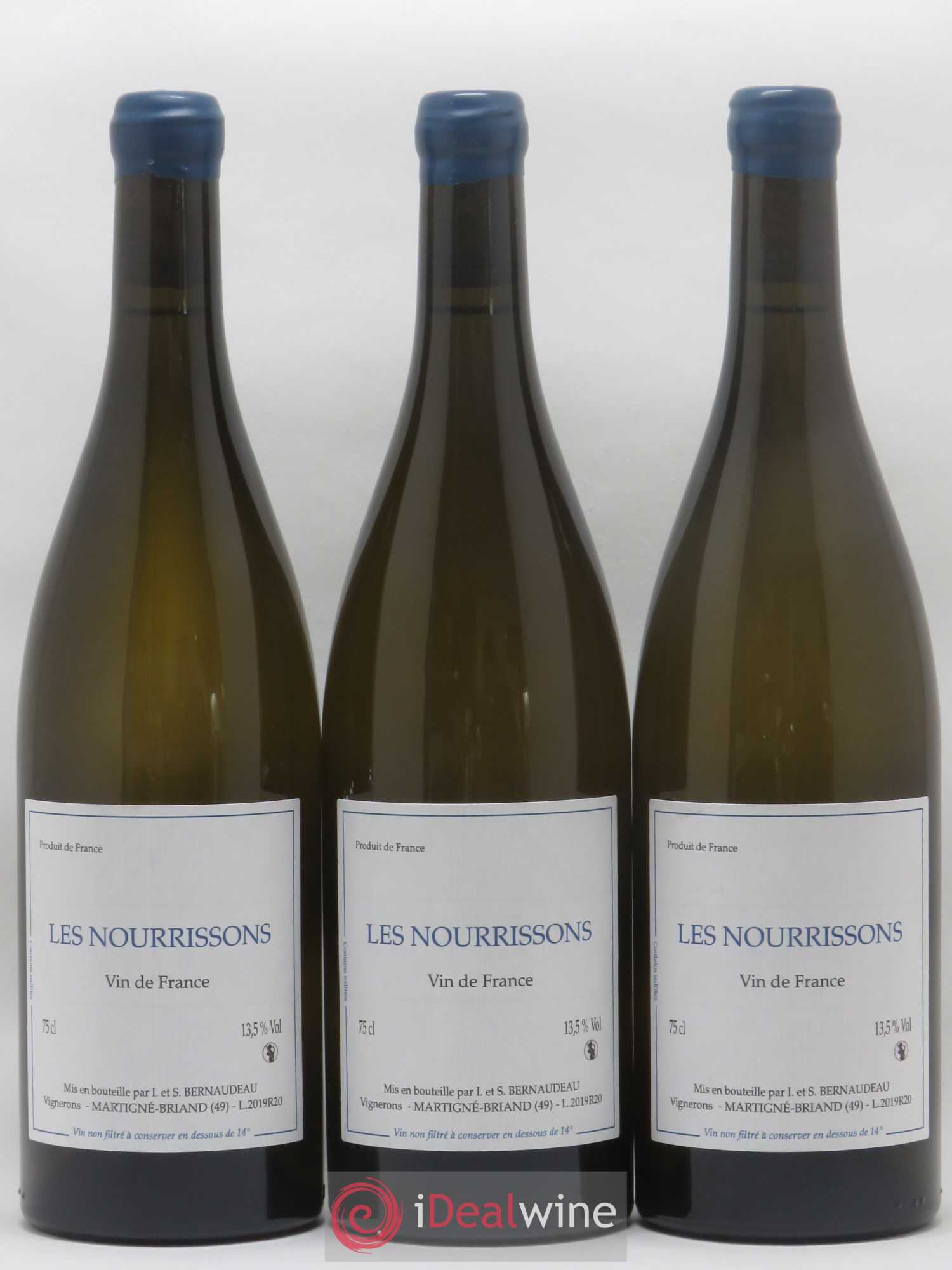 Vin de France Les Nourrissons Stéphane Bernaudeau 2019 - Lot de 3 bouteilles - 0