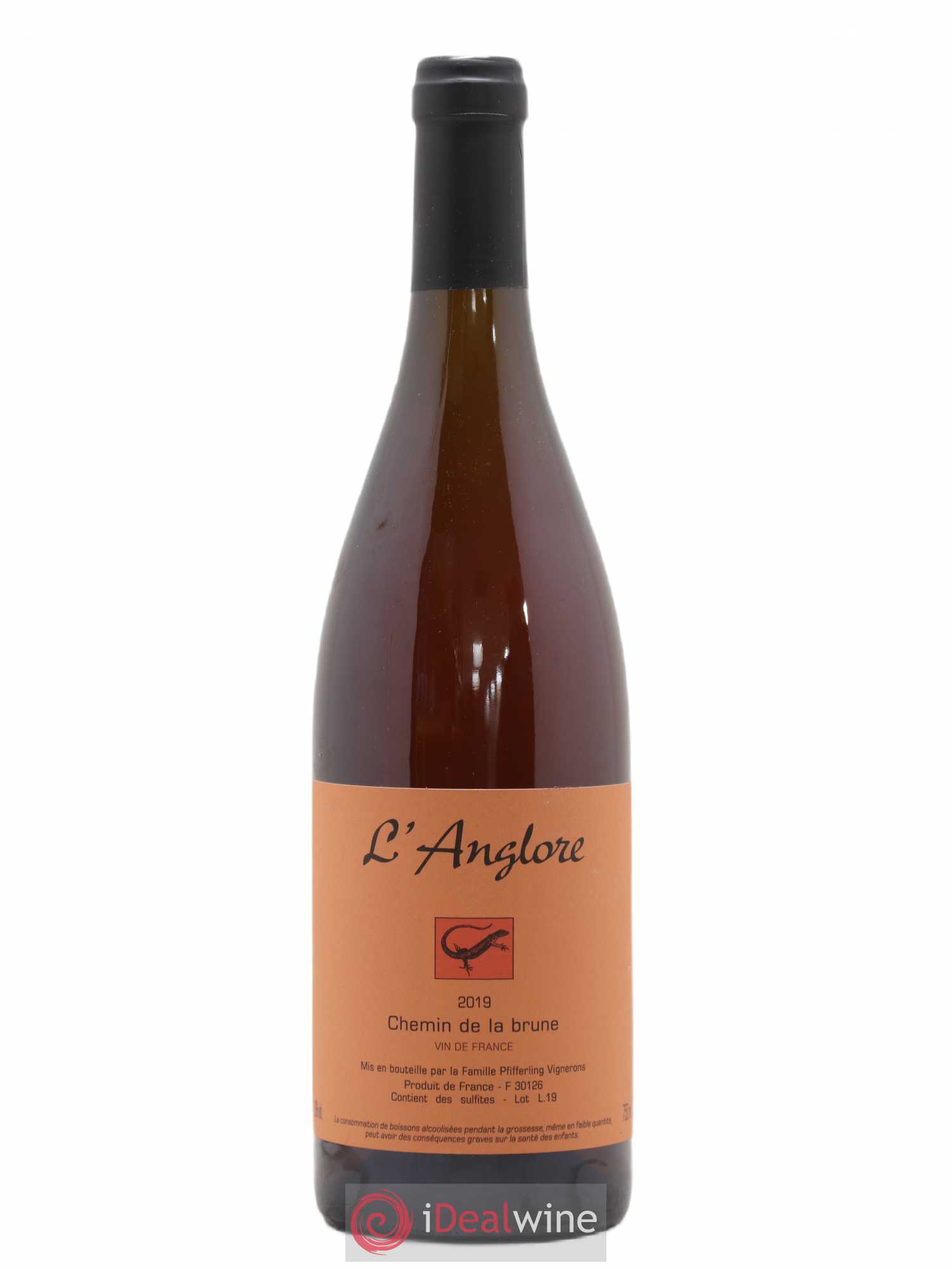 Vin de France Chemin de la brune L'Anglore 2019 - Lot de 1 bouteille - 0