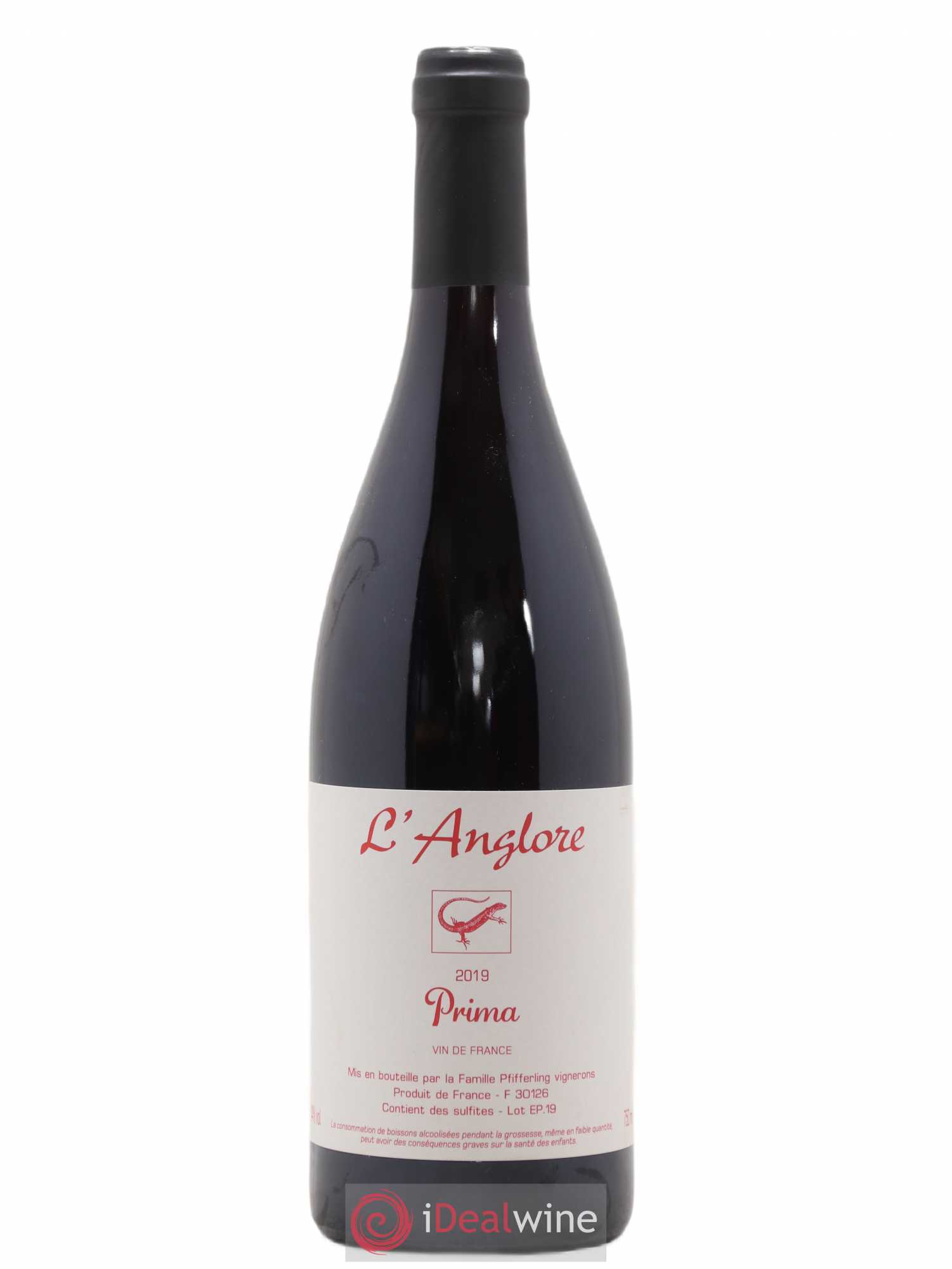 Vin de France Prima L'Anglore 2019 - Lot de 1 bouteille - 0