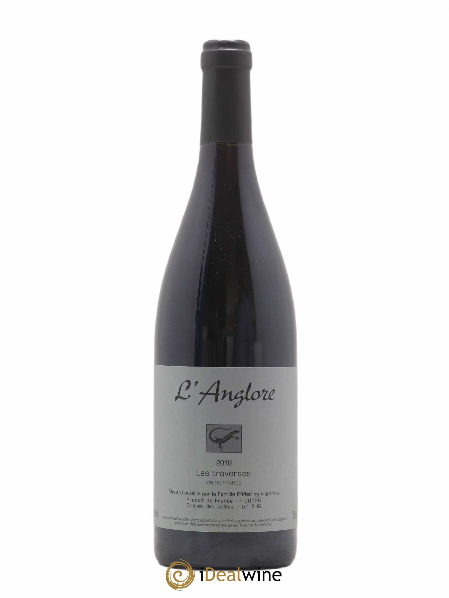Vin de France Les Traverses L'Anglore 2018 - Lot de 1 bouteille - 0