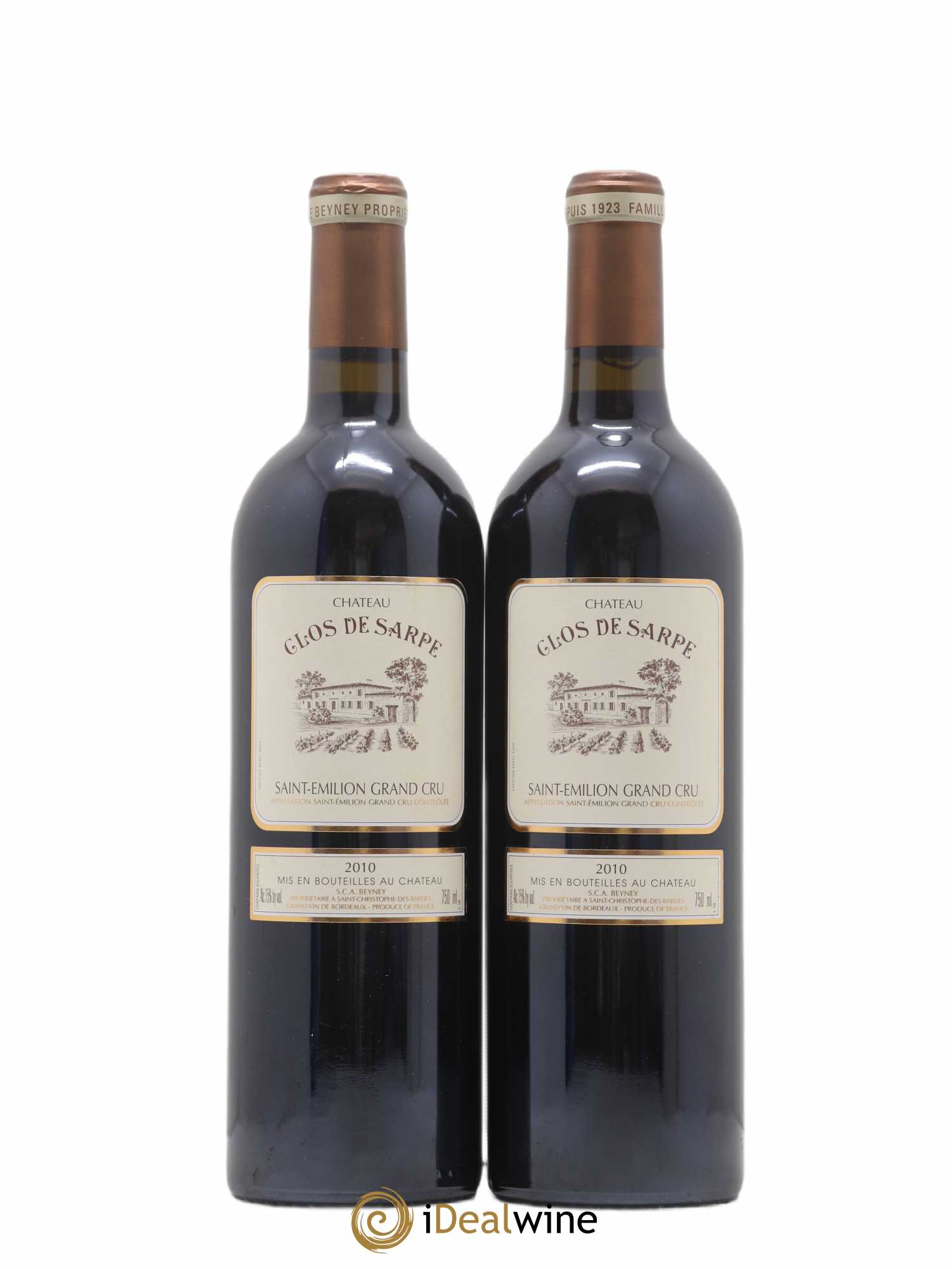 Clos de Sarpe Grand Cru Classé 2010 - Lot de 2 bouteilles - 0