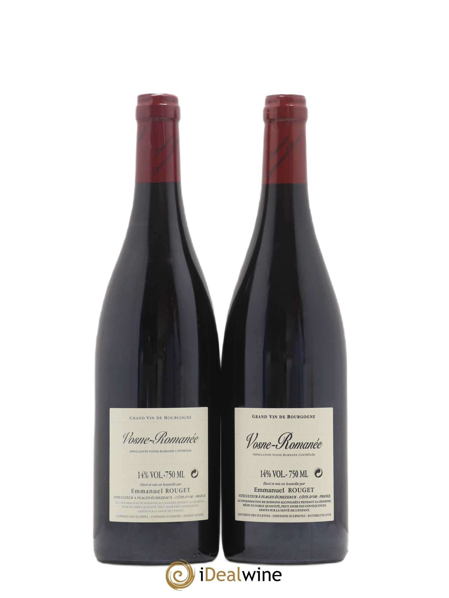 Vosne-Romanée Emmanuel Rouget 2018 - Lot de 2 bouteilles - 1