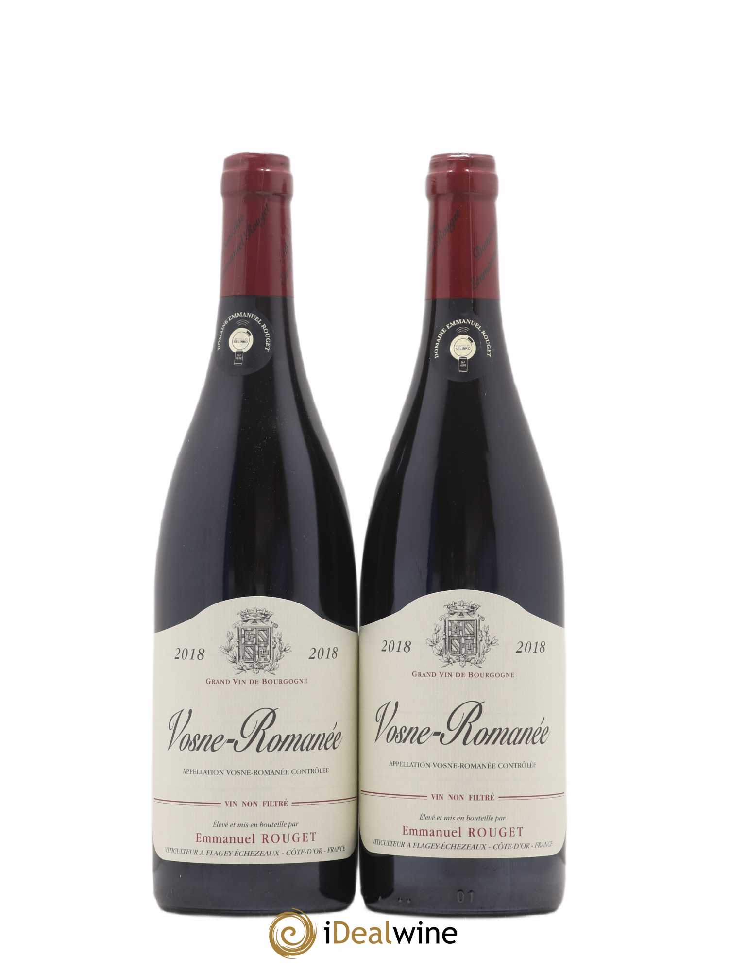 Vosne-Romanée Emmanuel Rouget 2018 - Lot de 2 bouteilles - 0