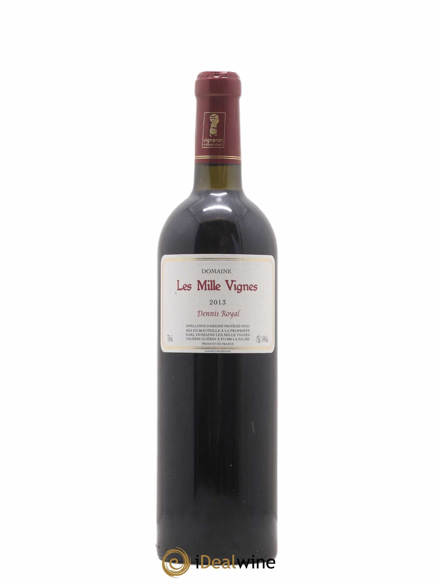 Fitou Denis Royal Les Mille Vignes (sans prix de réserve) 2013 - Posten von 1 Flasche - 0